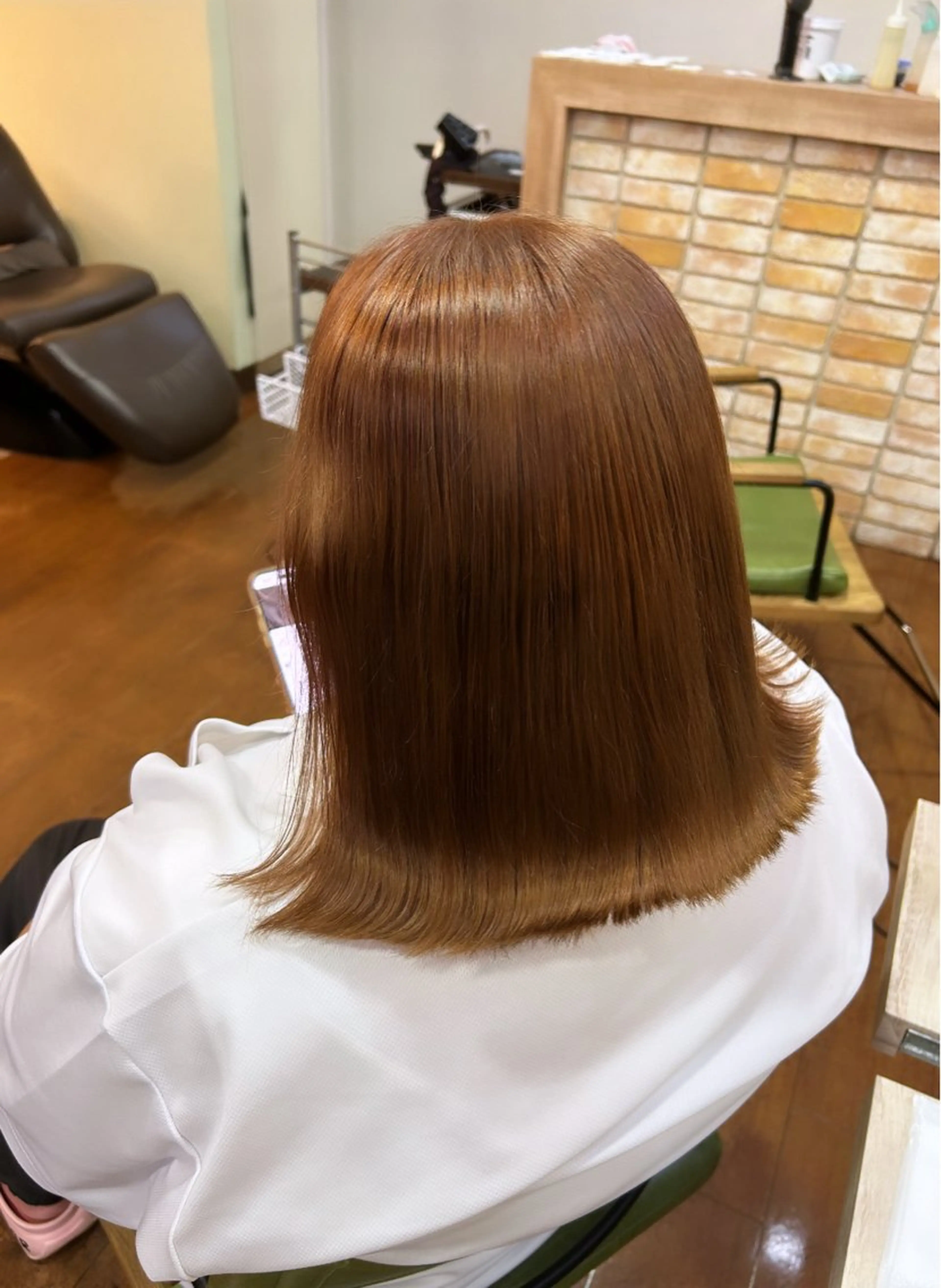 ミディアム カラー オレンジ 馬越 優のマツエク・マツパデザイン