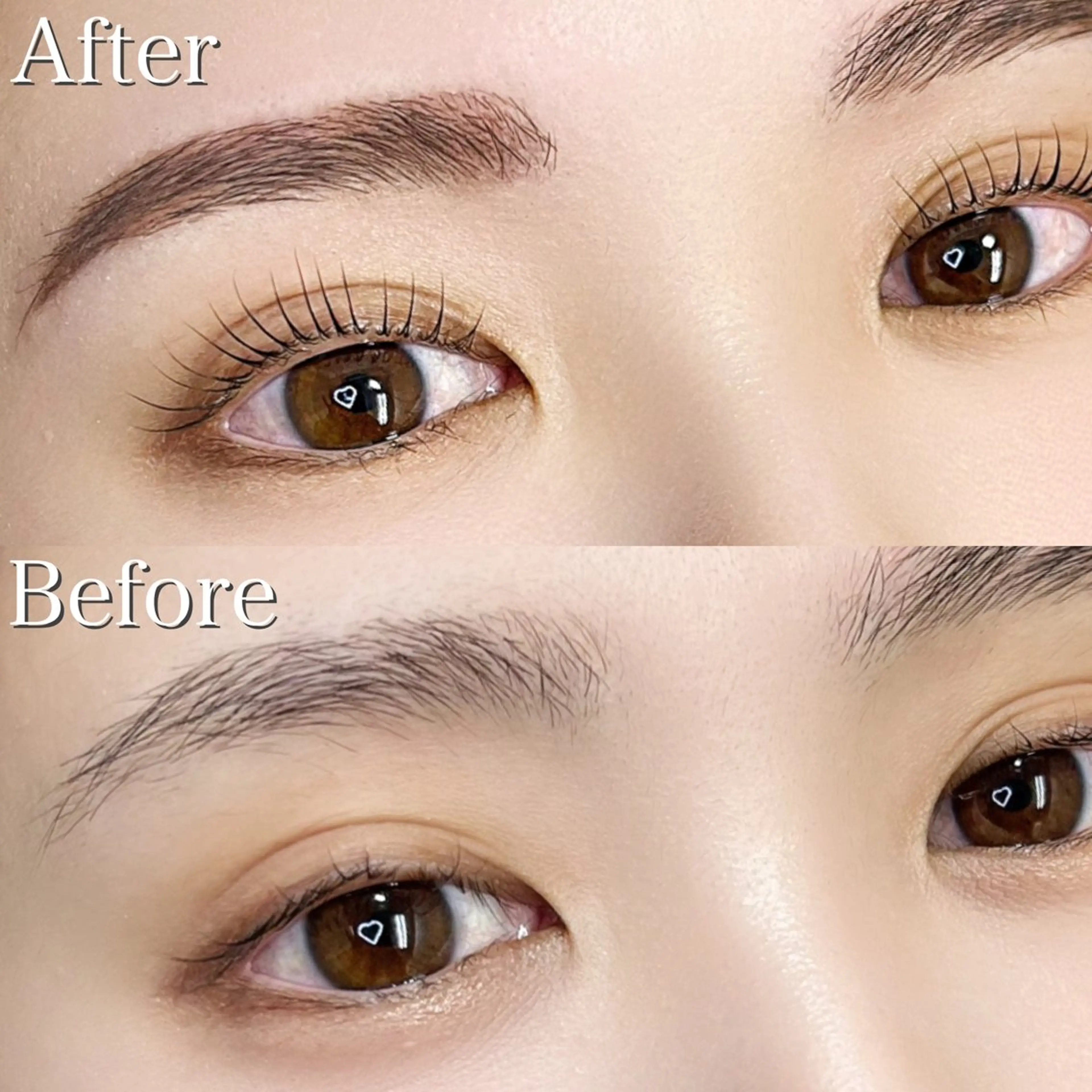 まつ毛パーマ上＋眉毛waxの写真