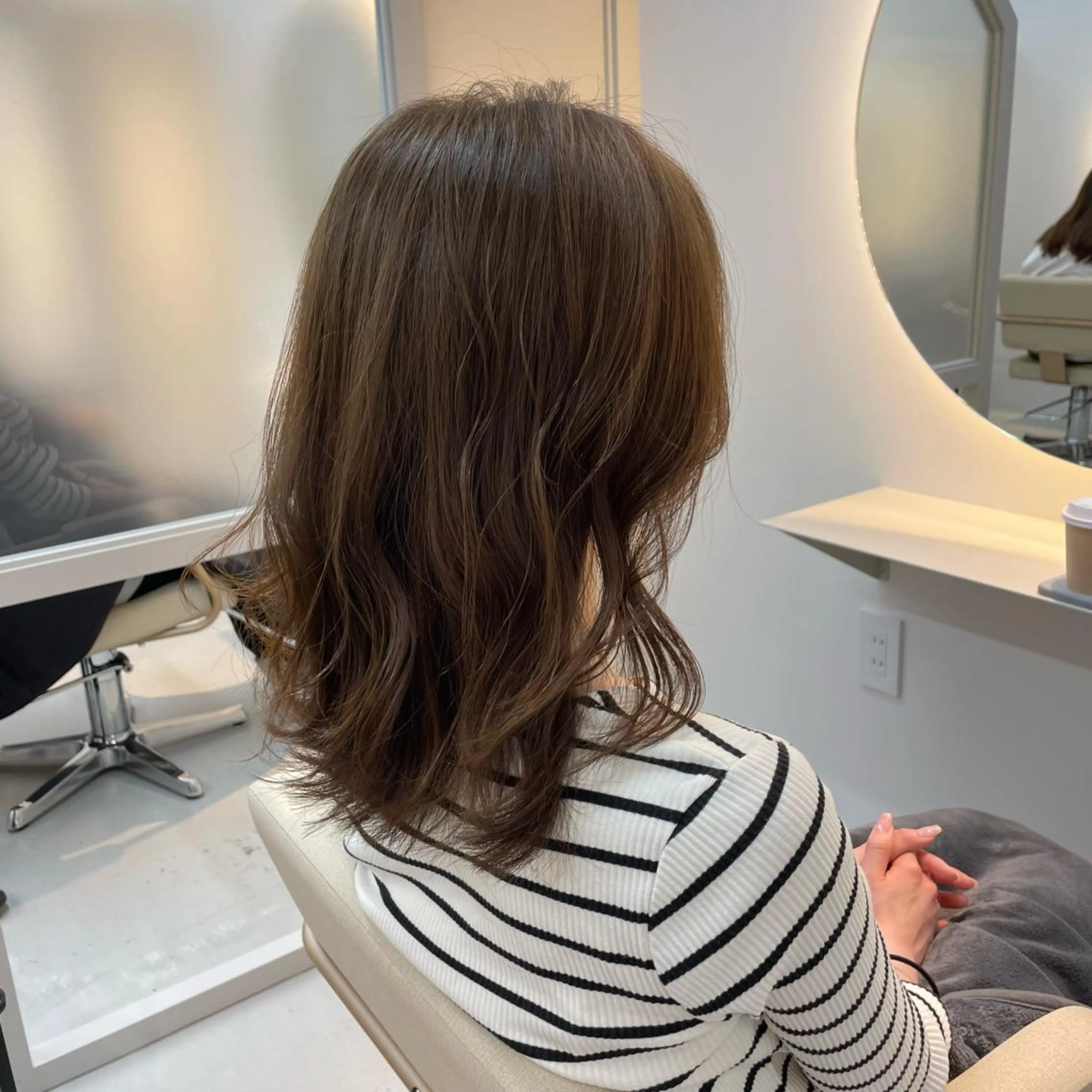 セミロング カラー sida西院店/ 西村真夜のヘアスタイル