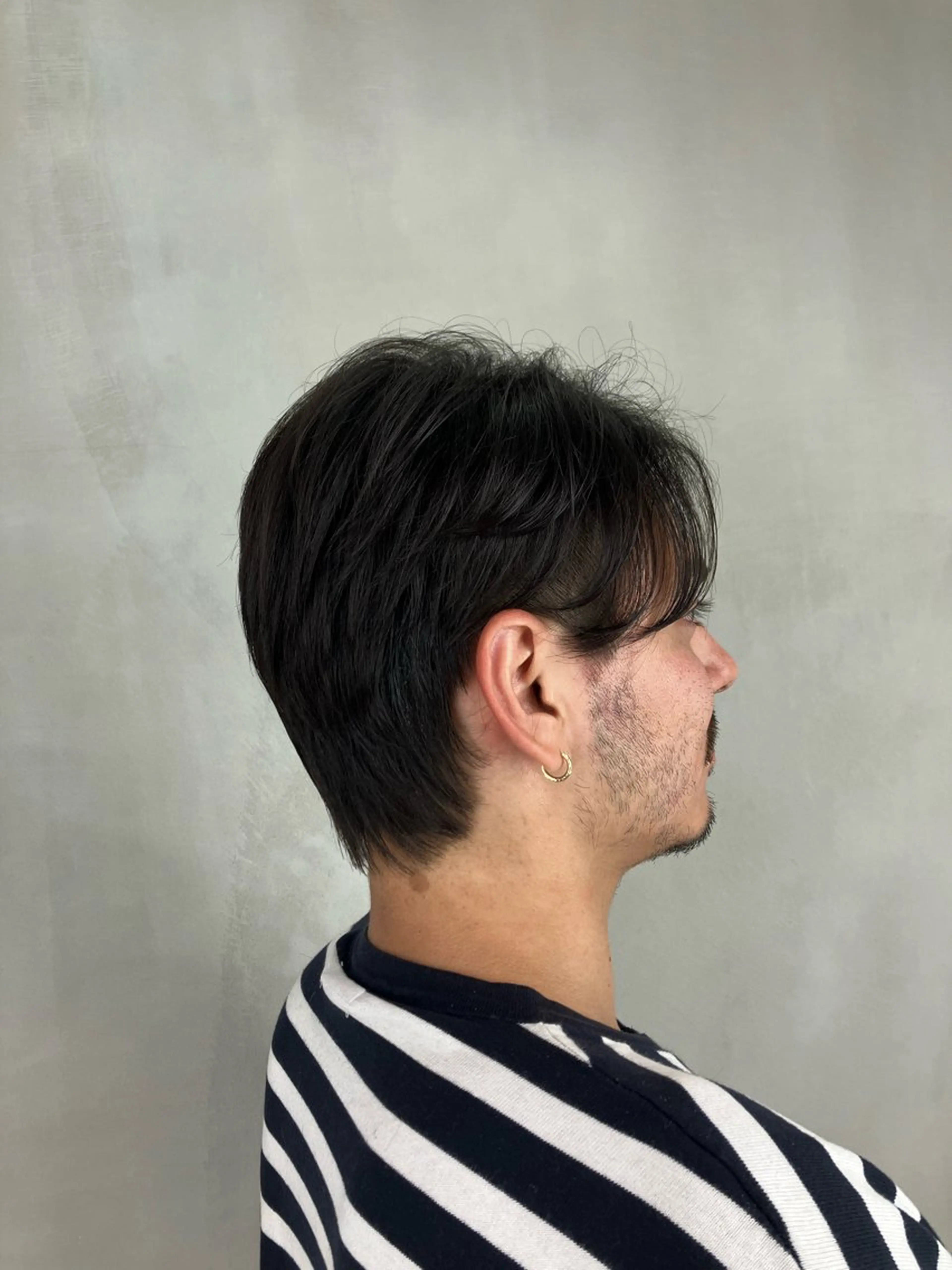 メンズ ツーブロック 刈り上げ メンズウルフカット ウルフカット ウルフ・ハイレイヤー 🌟ナカノ・ユウヤのヘアスタイル