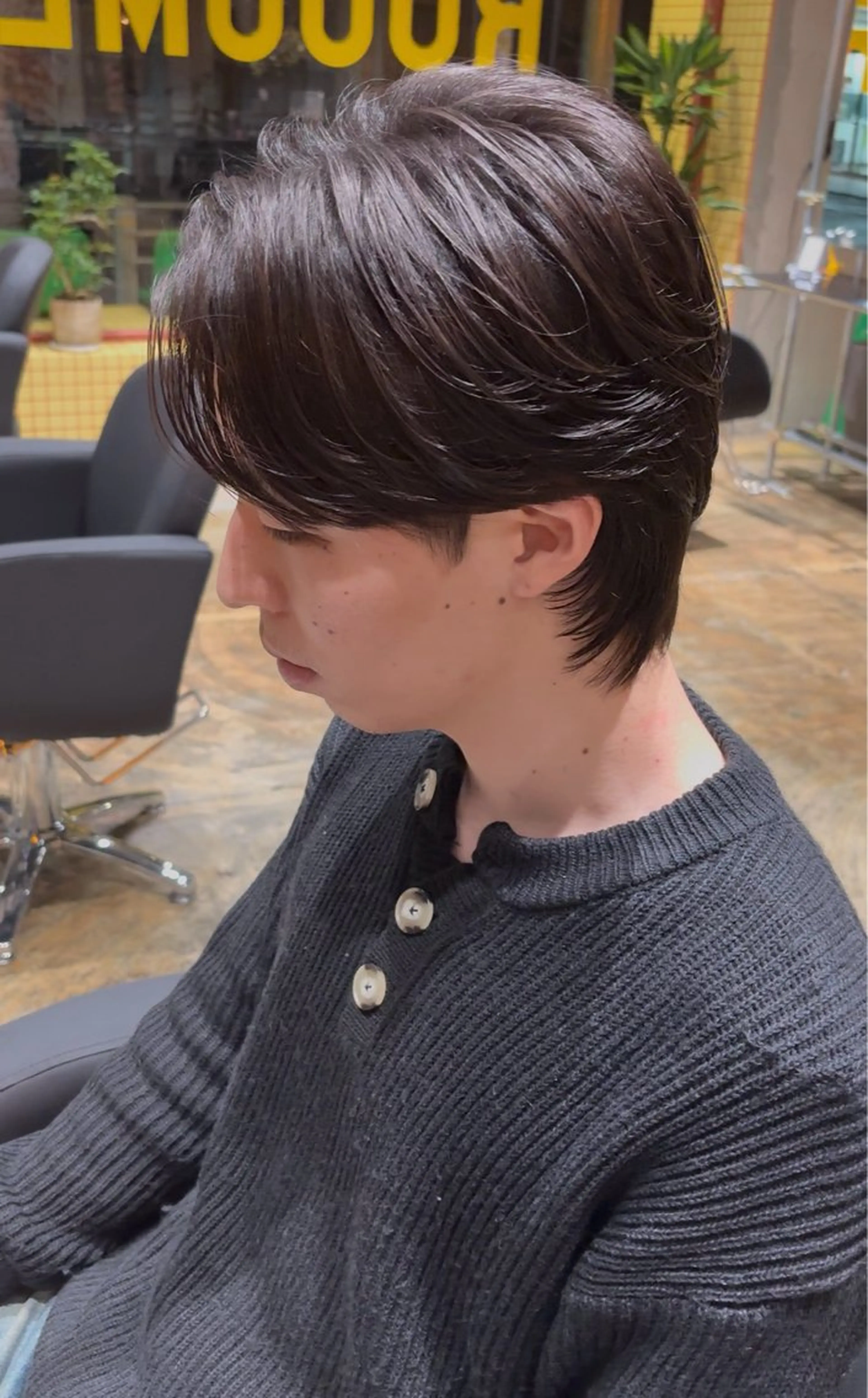 パーマ メンズ 林 侑弥のヘアスタイル