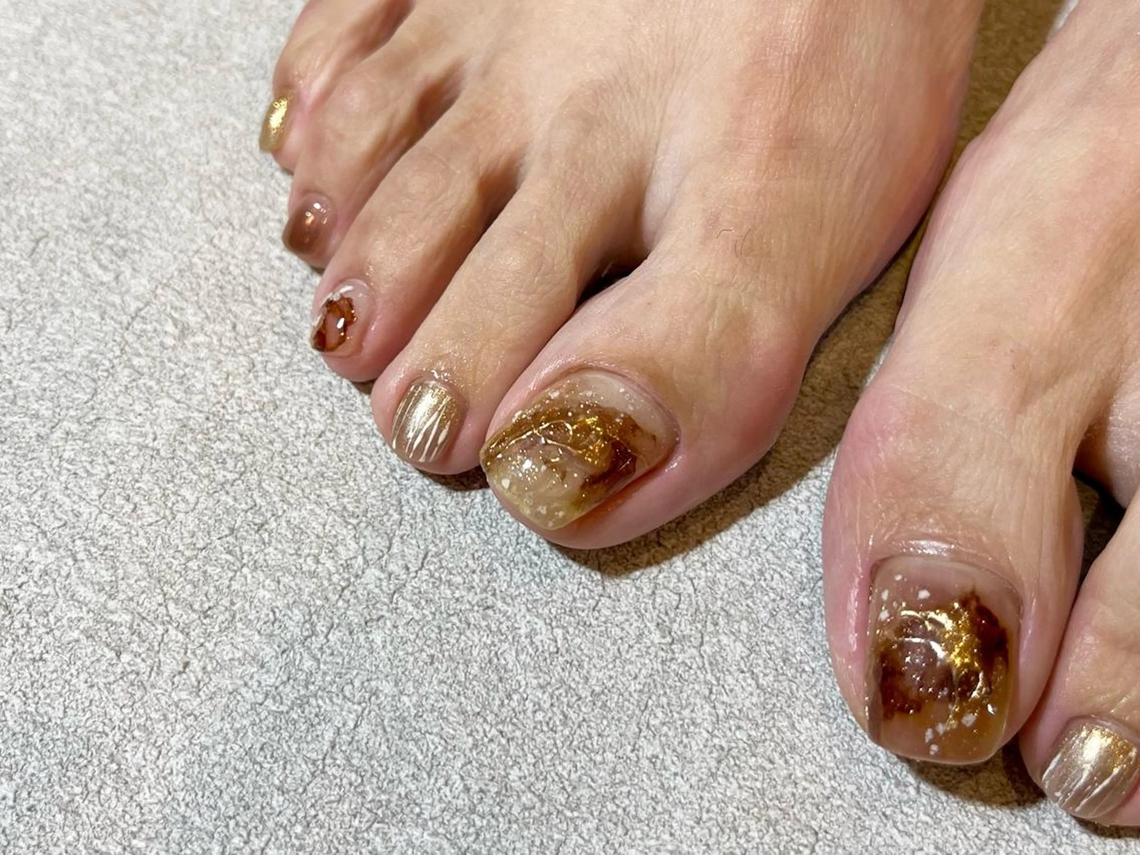 ネイル フットネイル 小河 仁美のネイルデザイン