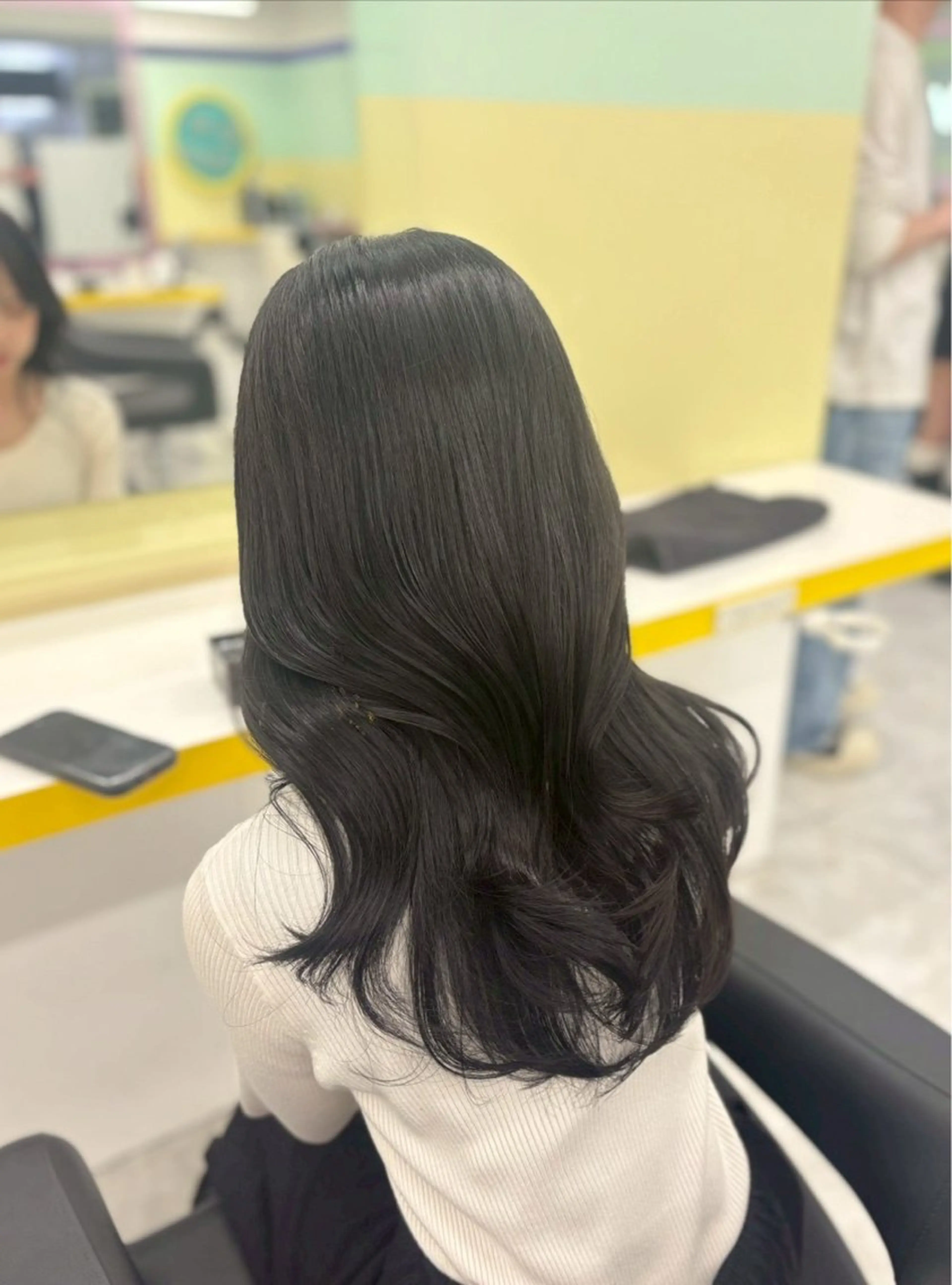 ロング カラー ヘアカラー 韓国ヘア SAHO🐈‍⬛のヘアスタイル