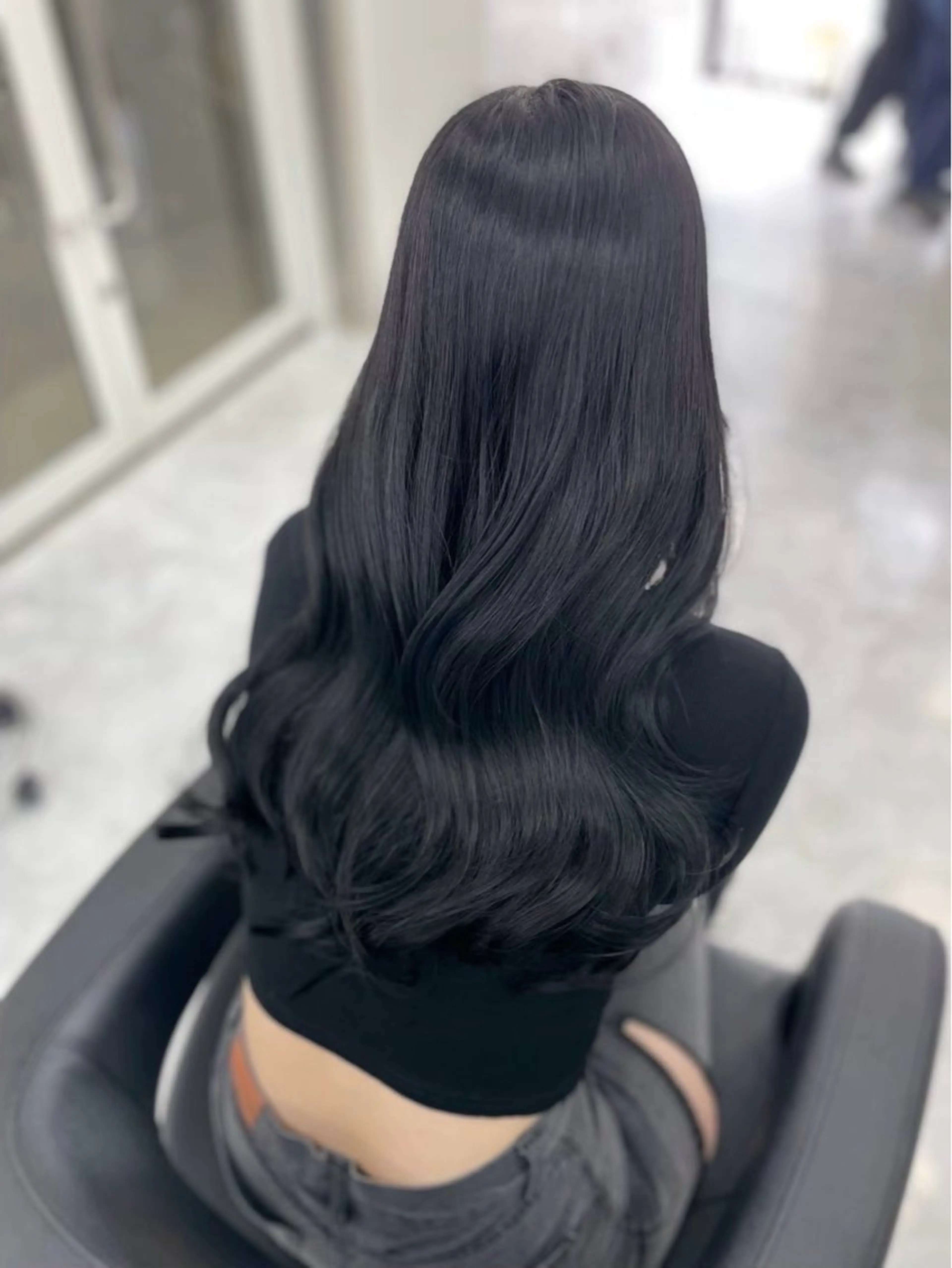 ワンカラー+髪質改善の写真