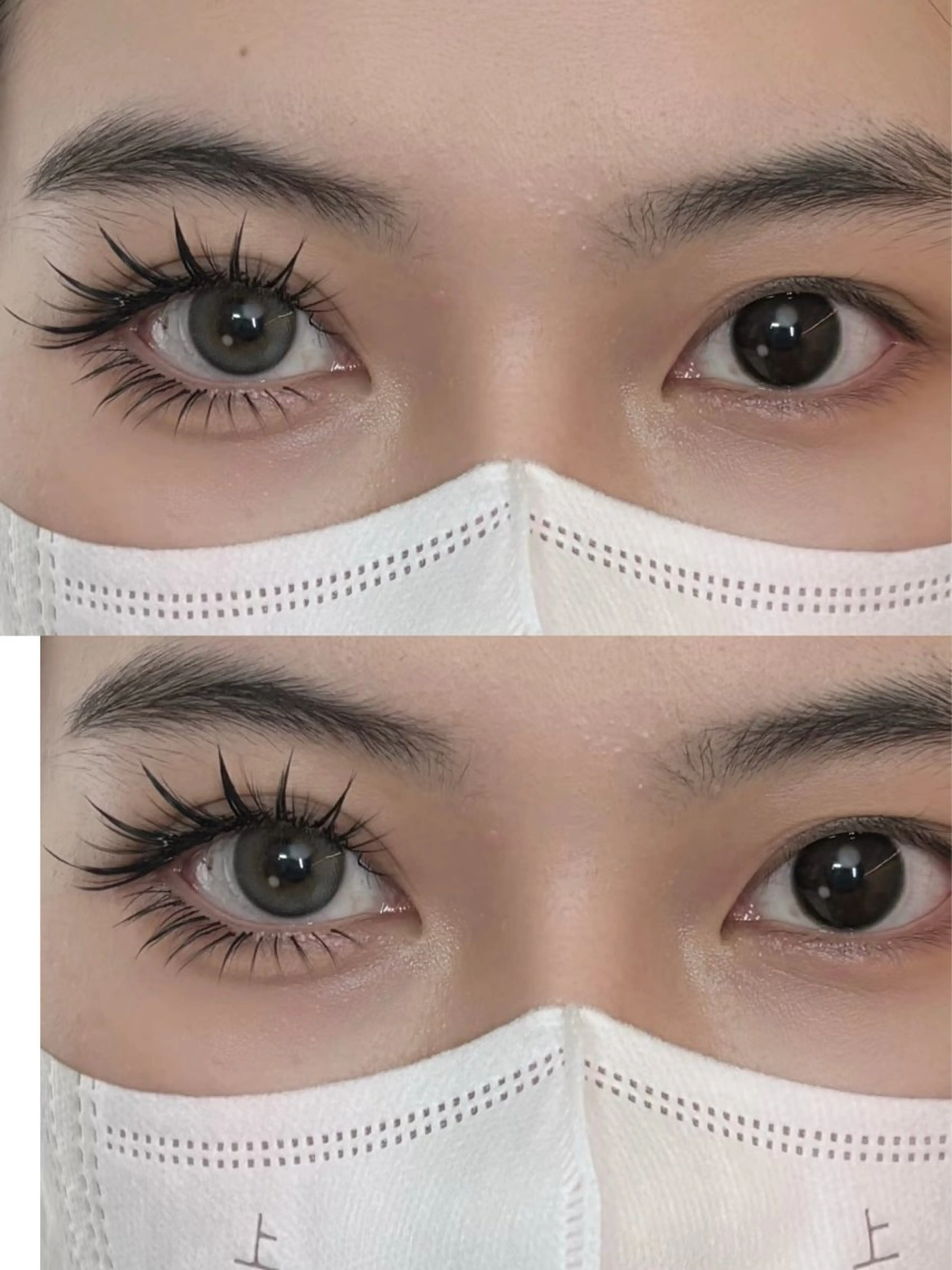 マツエク・マツパ ゆり❤️愛.ラッシュ AURAのマツエク・マツパデザイン