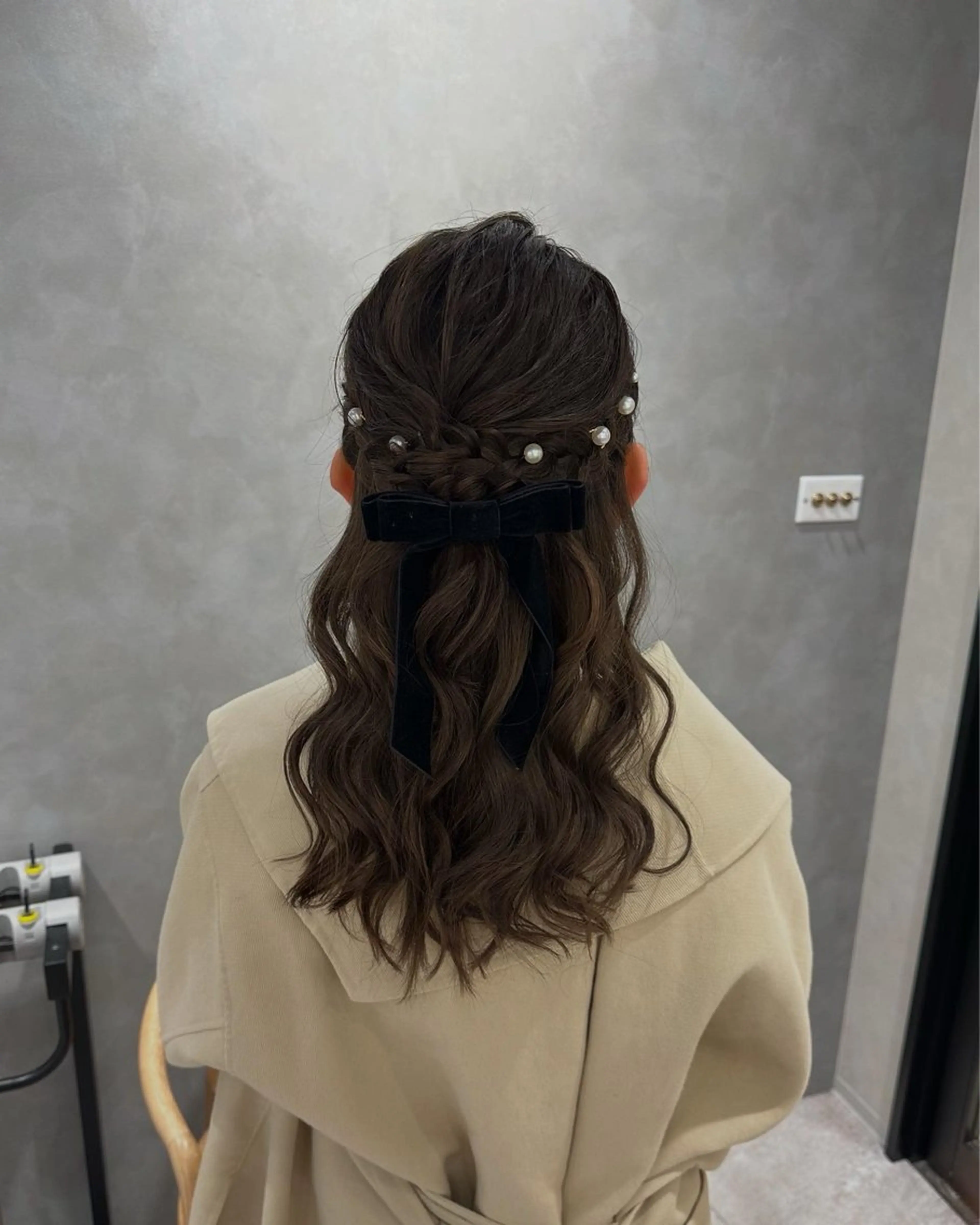ロング ヘアセット 鈴村緋女／ヘアセット ／耳ツボジュエリーのヘアスタイル