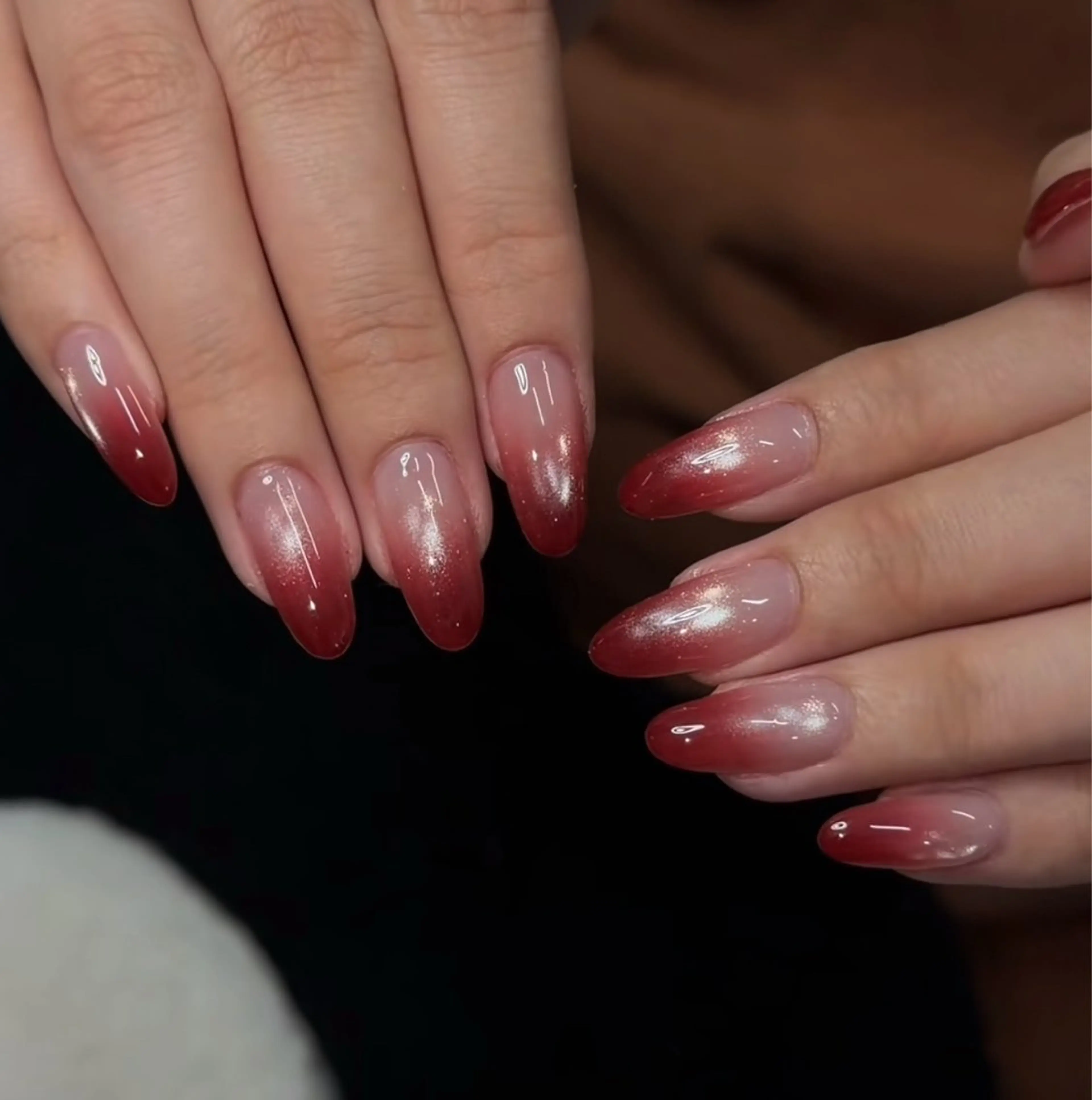 カラー グラデーションカラー ピンクカラー ハンドネイル AIN Nailのネイルデザイン