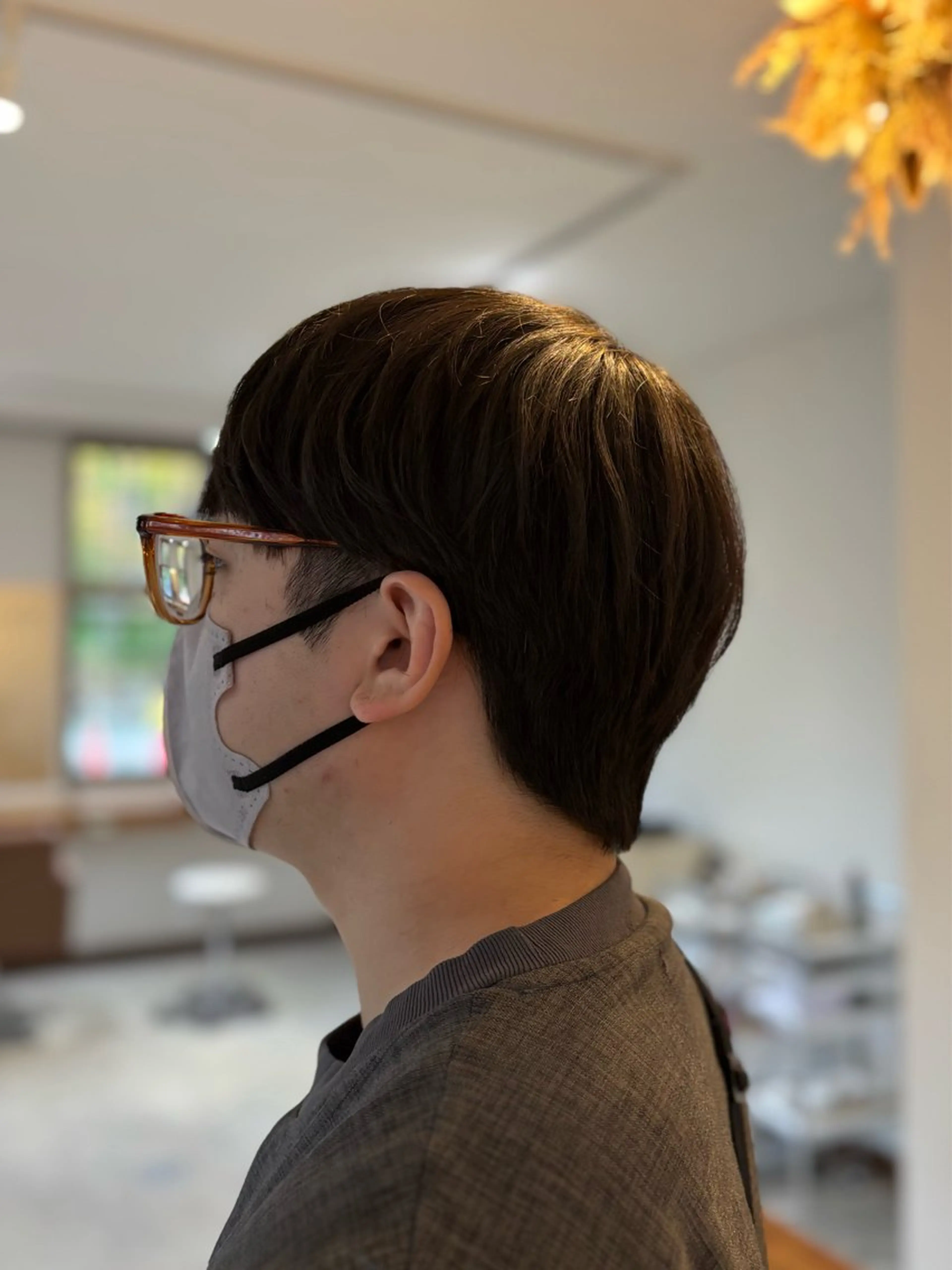 ショート メンズ マッシュ ヤマノウチ アヤカのヘアスタイル