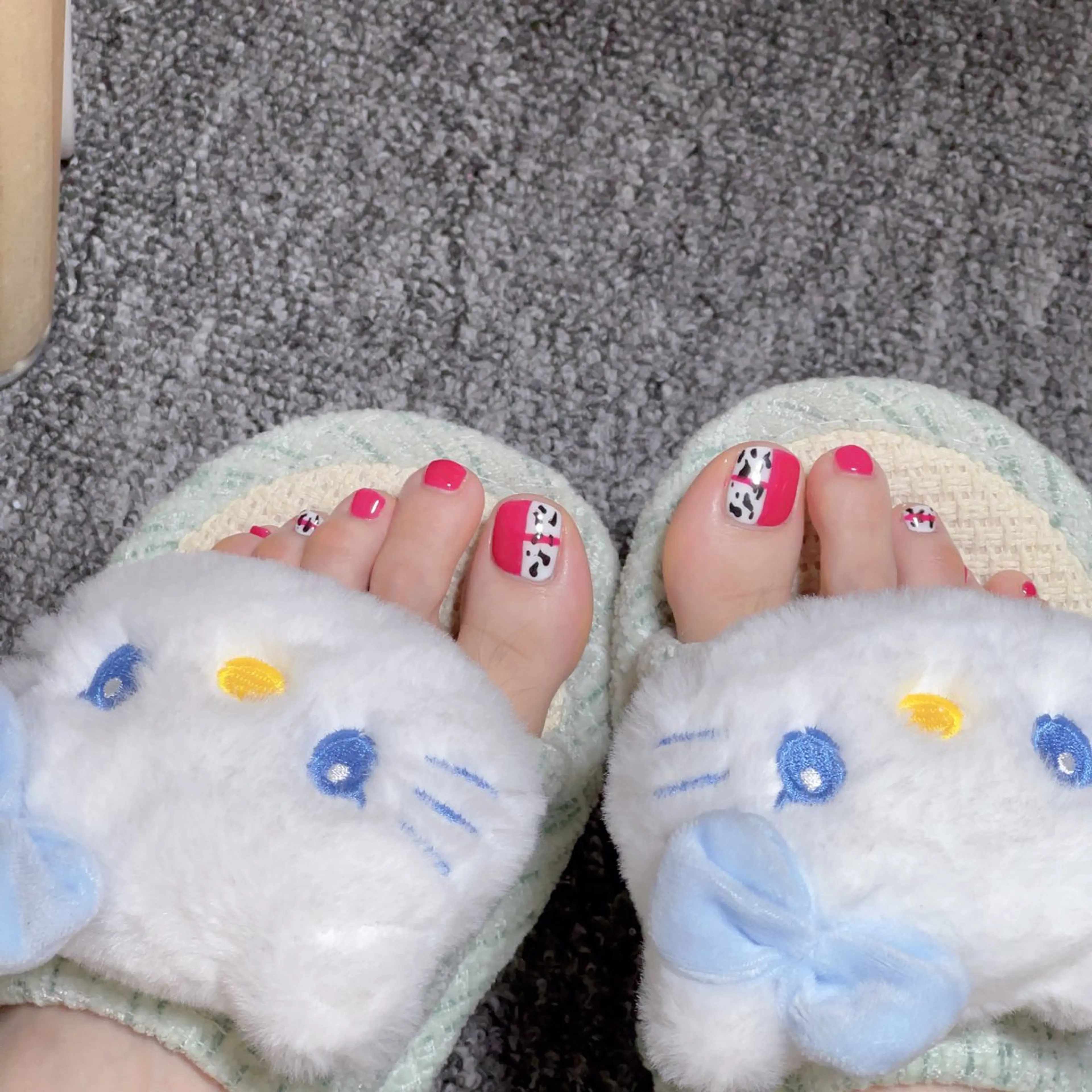 ネイル フットネイル 🎀Pink ピンク🎀のネイルデザイン