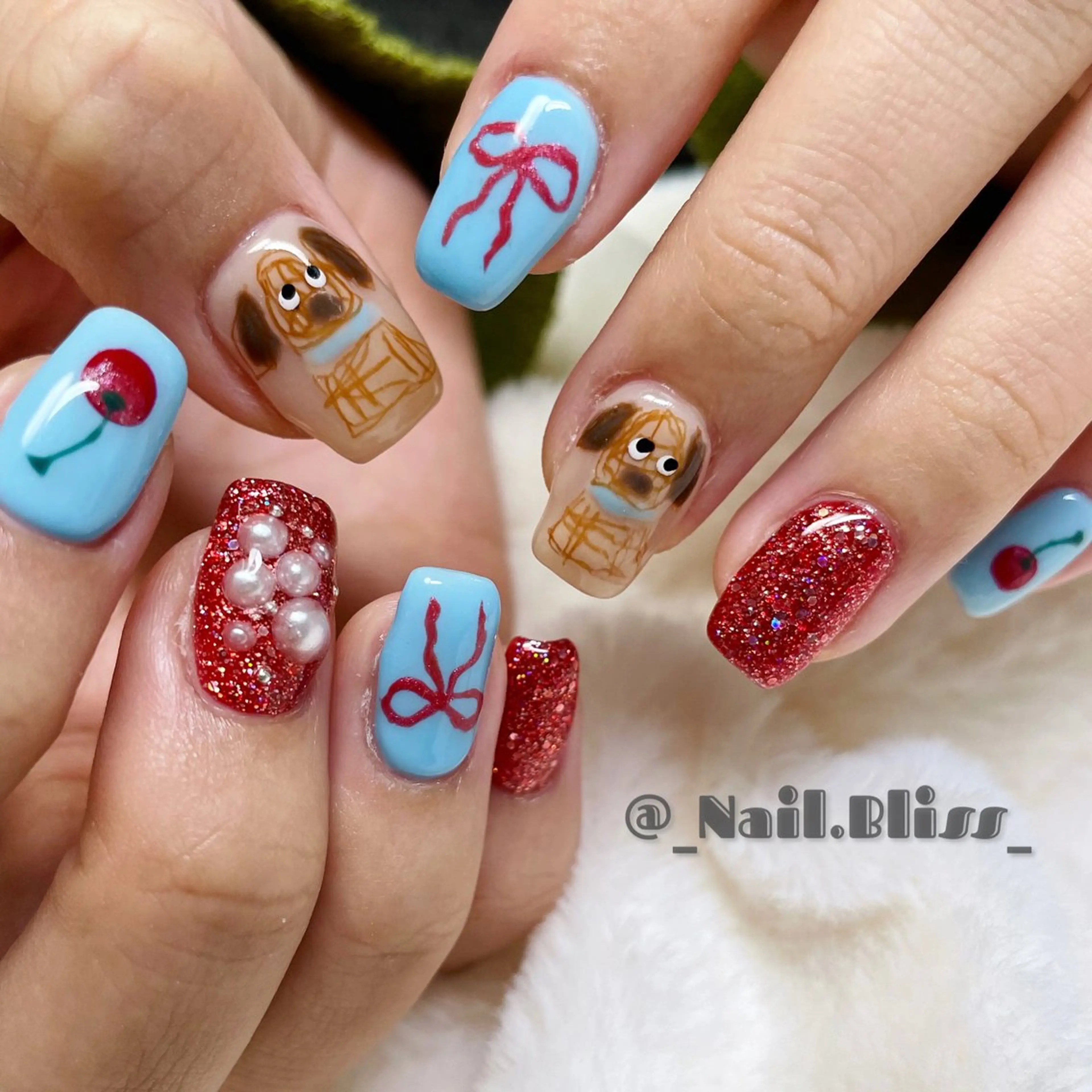 ネイル 持ち込み ハンドネイル NAIL BLISSのネイルデザイン