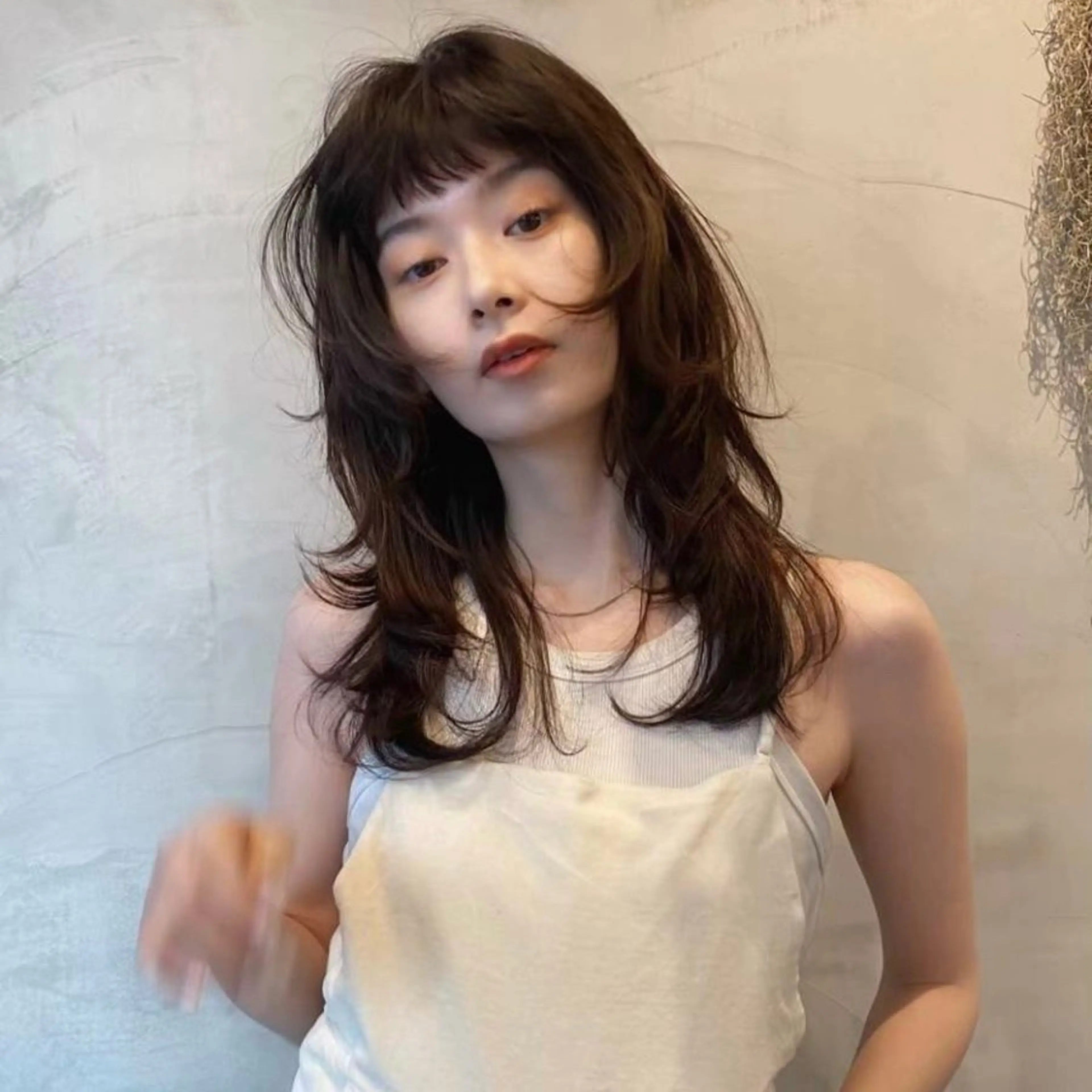 ロング ヘアカラー 柳瀬 和香奈のヘアスタイル