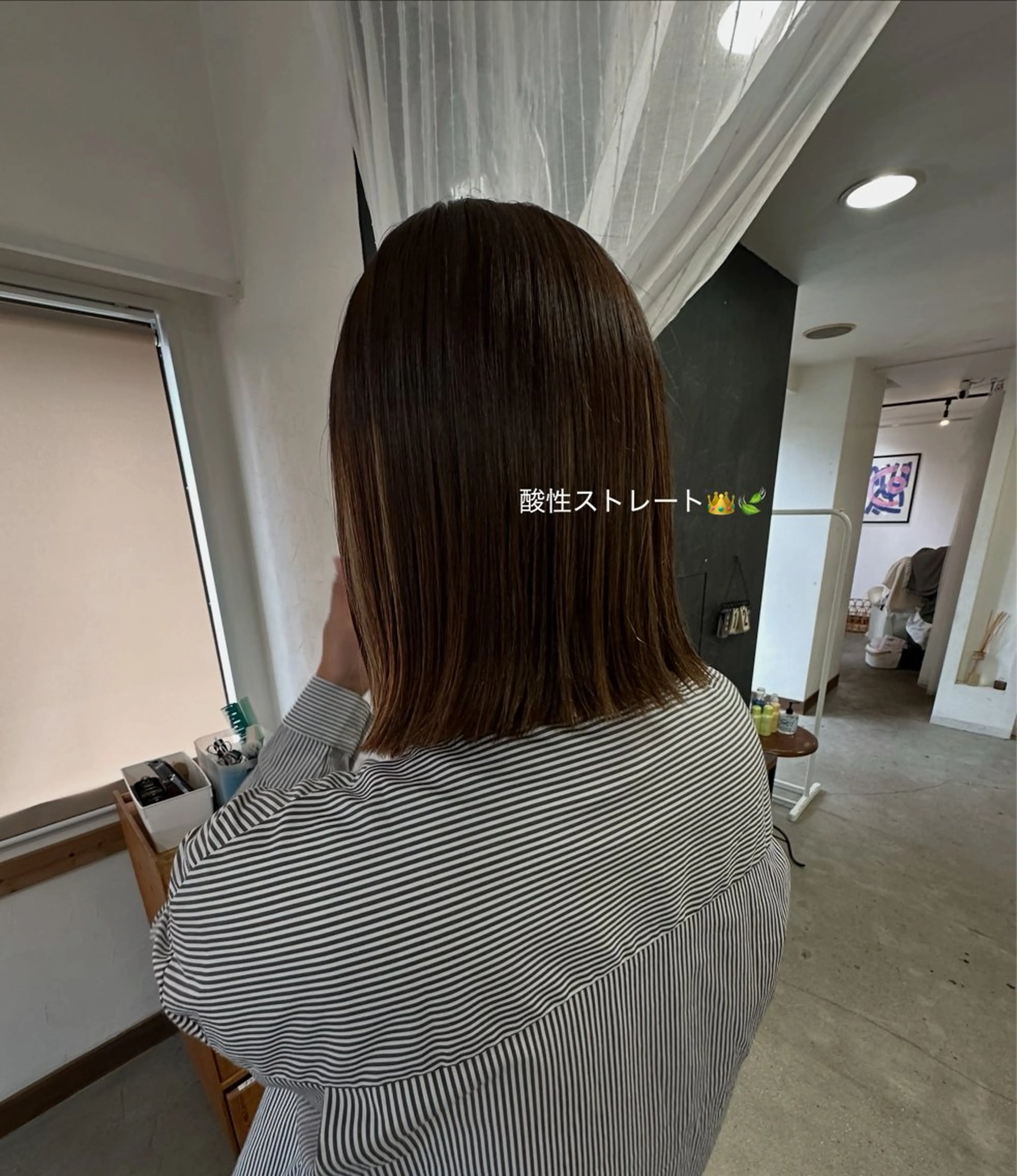 ミディアム 酸性ストレート Nao🌷🌷 モデル様募集中のヘアスタイル