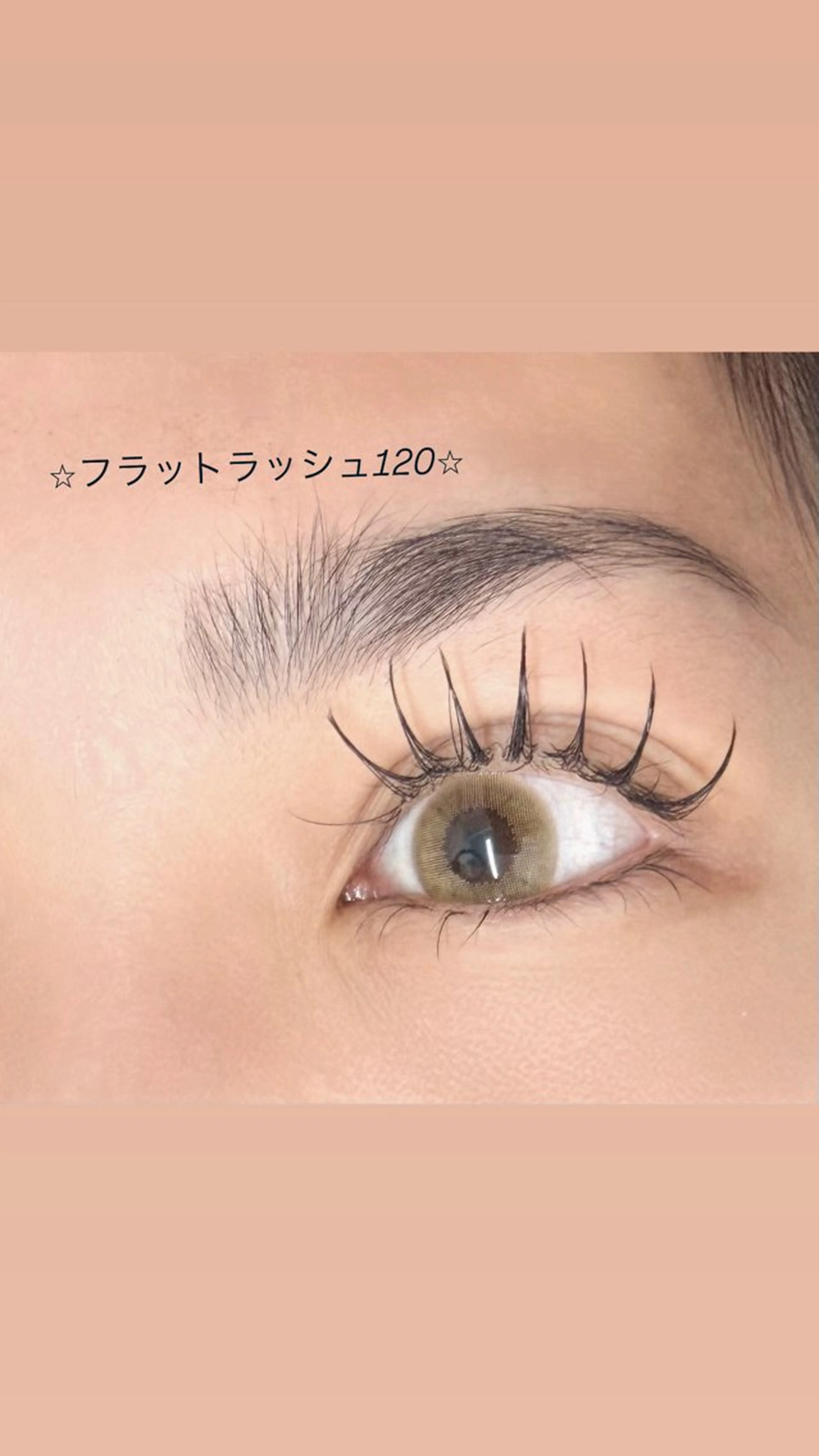 マツエク・マツパ フラットラッシュ ナチュラル マツエク y'sbeauty 天王寺店tomohaのマツエク・マツパデザイン