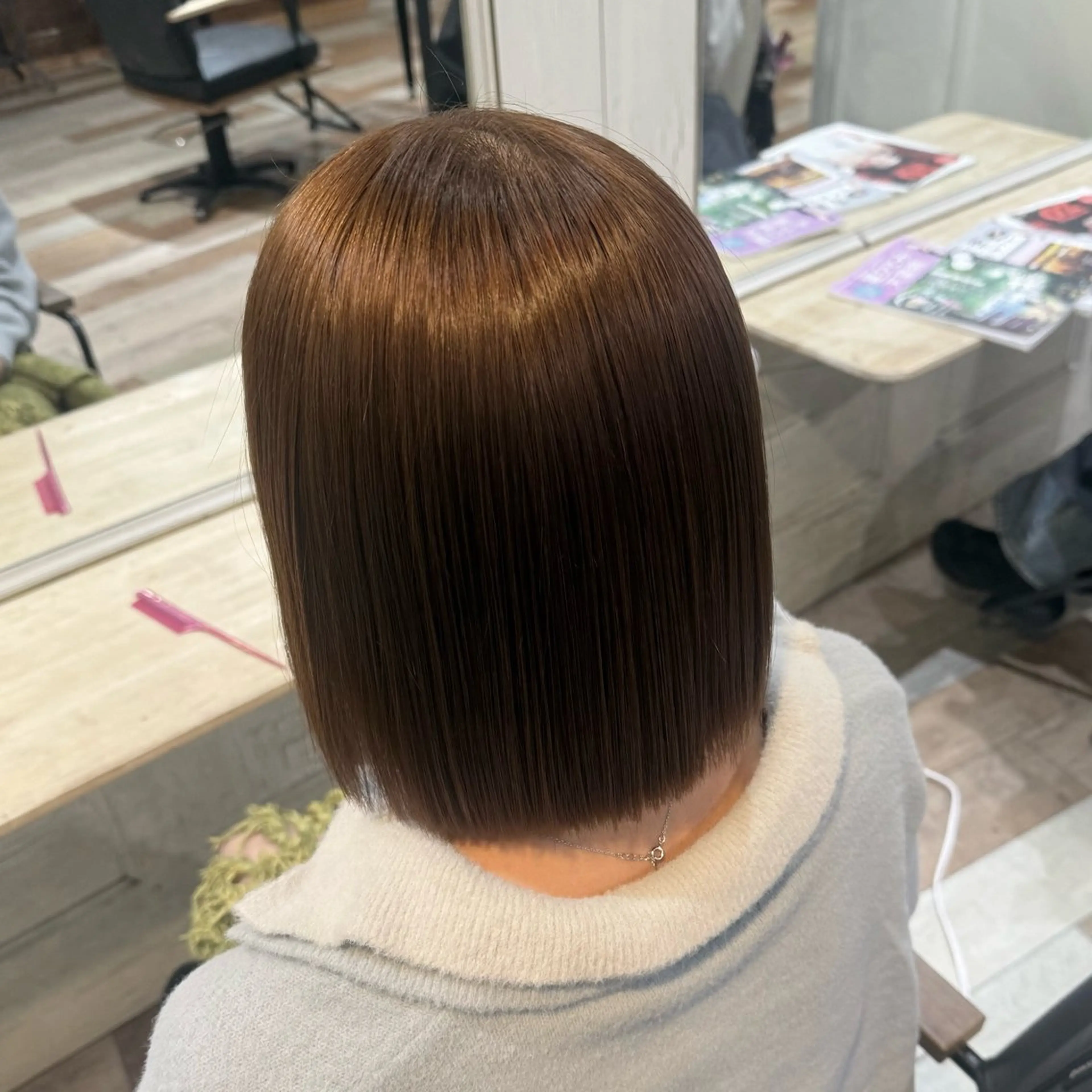 ミディアム ミディアムパーマ くせ毛 髪質改善 縮毛矯正 トリートメント トリートメント LOVELEY所属・ゆうな🎀/池袋 /LOVELEYのヘアスタイル