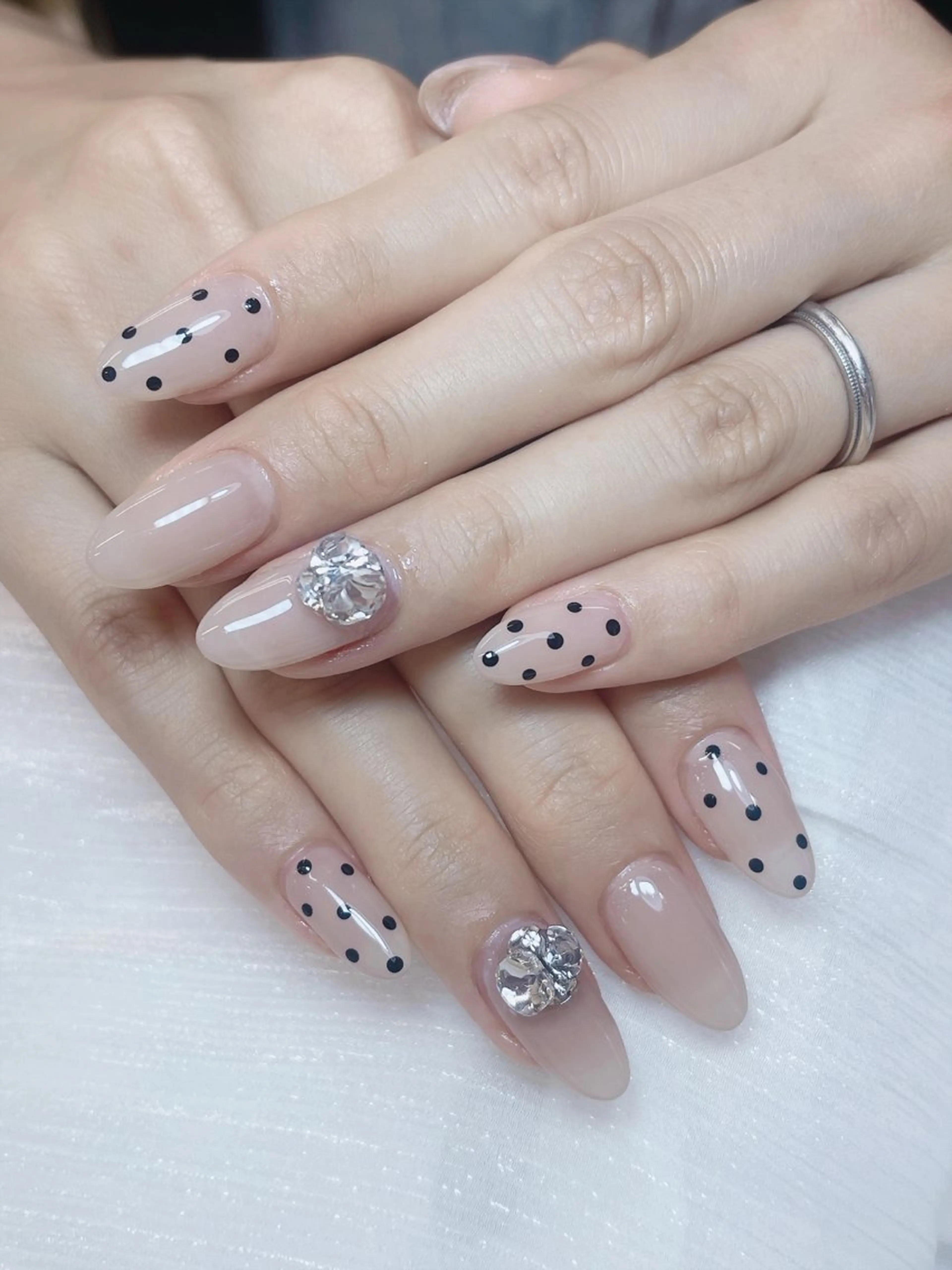 ネイル チークネイル 成人式 フレンチネイル グラデーション 氷ネイル・うるうるネイル ハンドネイル DUO   MI nail salonのネイルデザイン