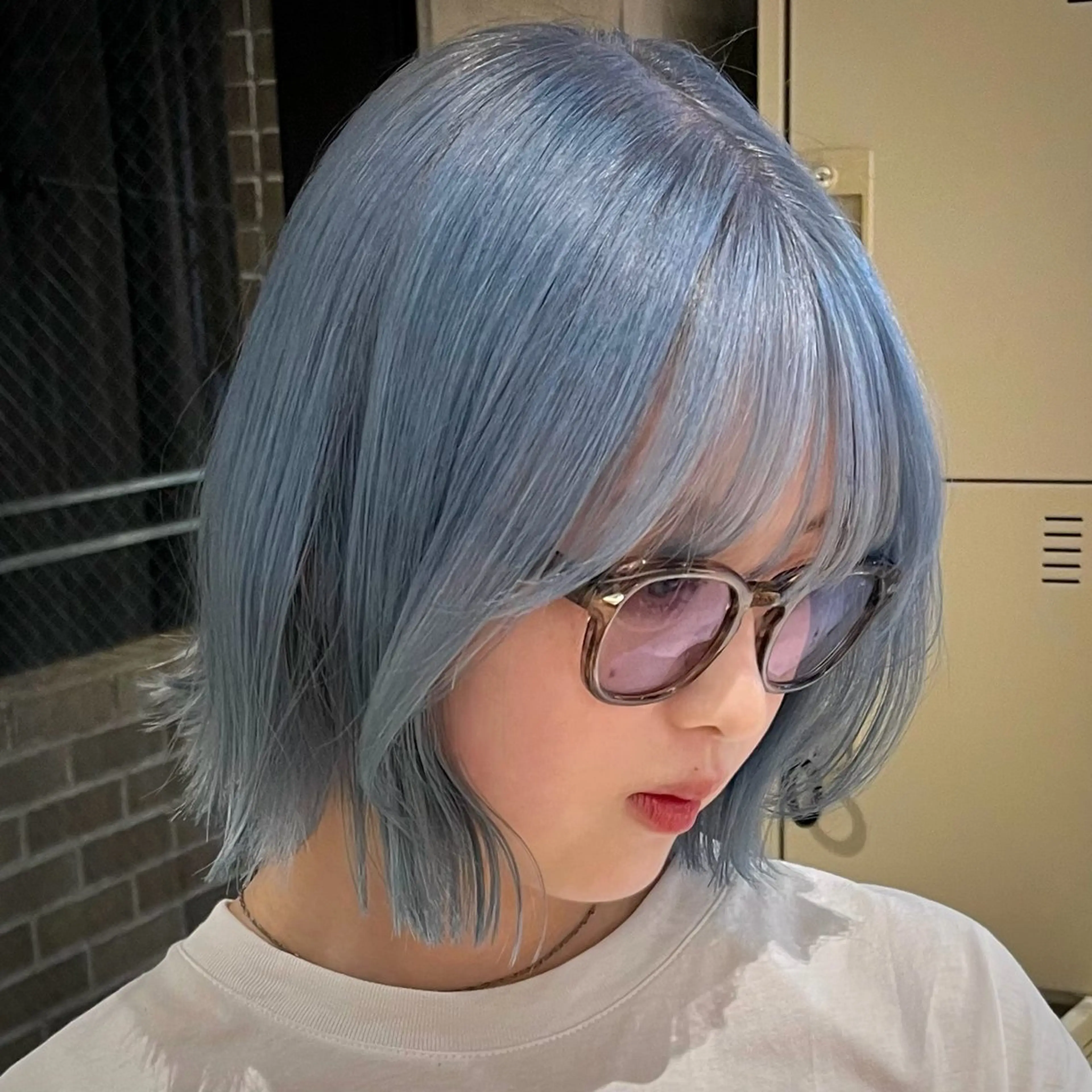 ショート カラー ヘアカラー ウルフ/レイヤー/ ブリーチカラーのヘアスタイル