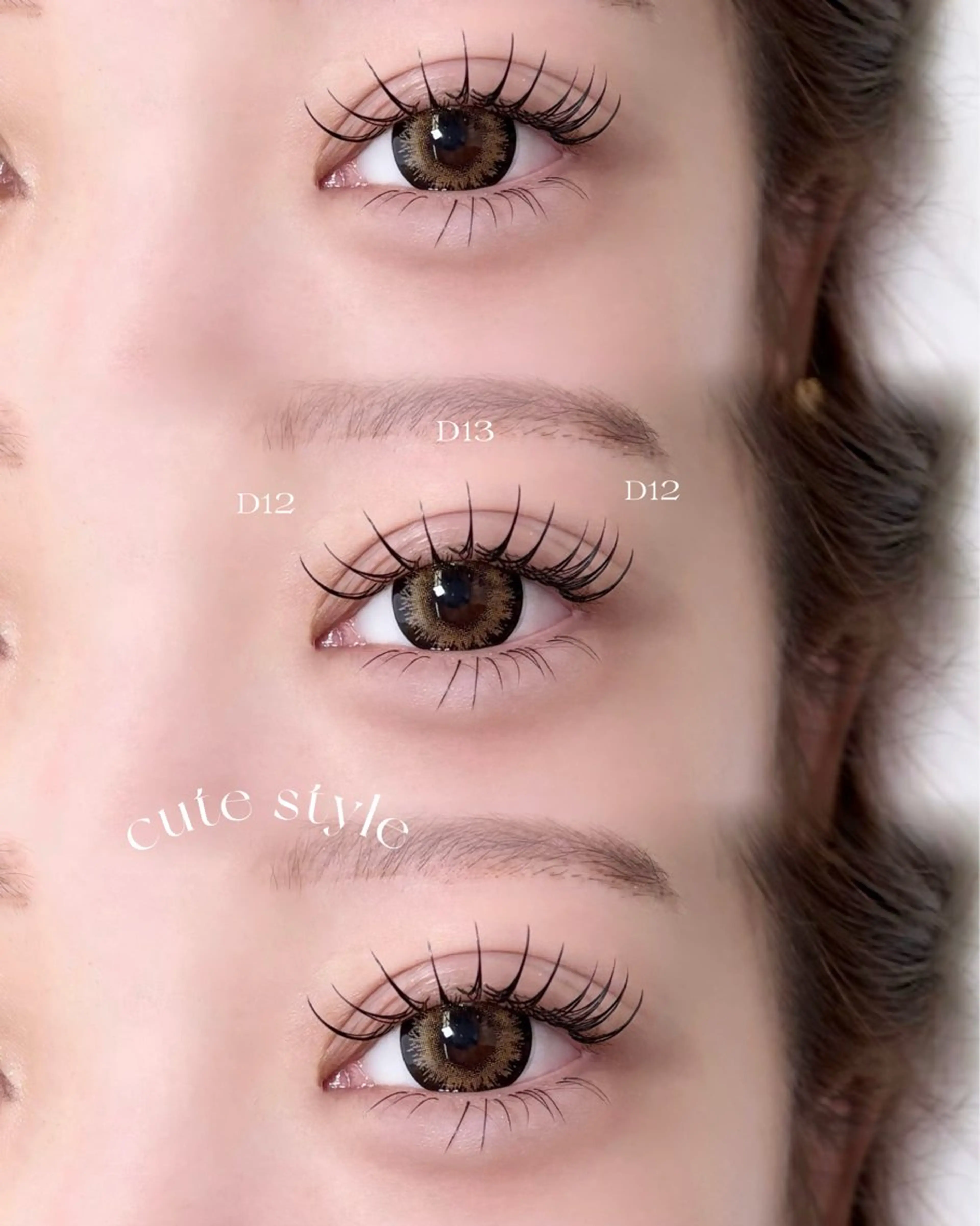 マツエク・マツパ マツエク RUNON 🎀 大阪福島 SeneLのマツエク・マツパデザイン