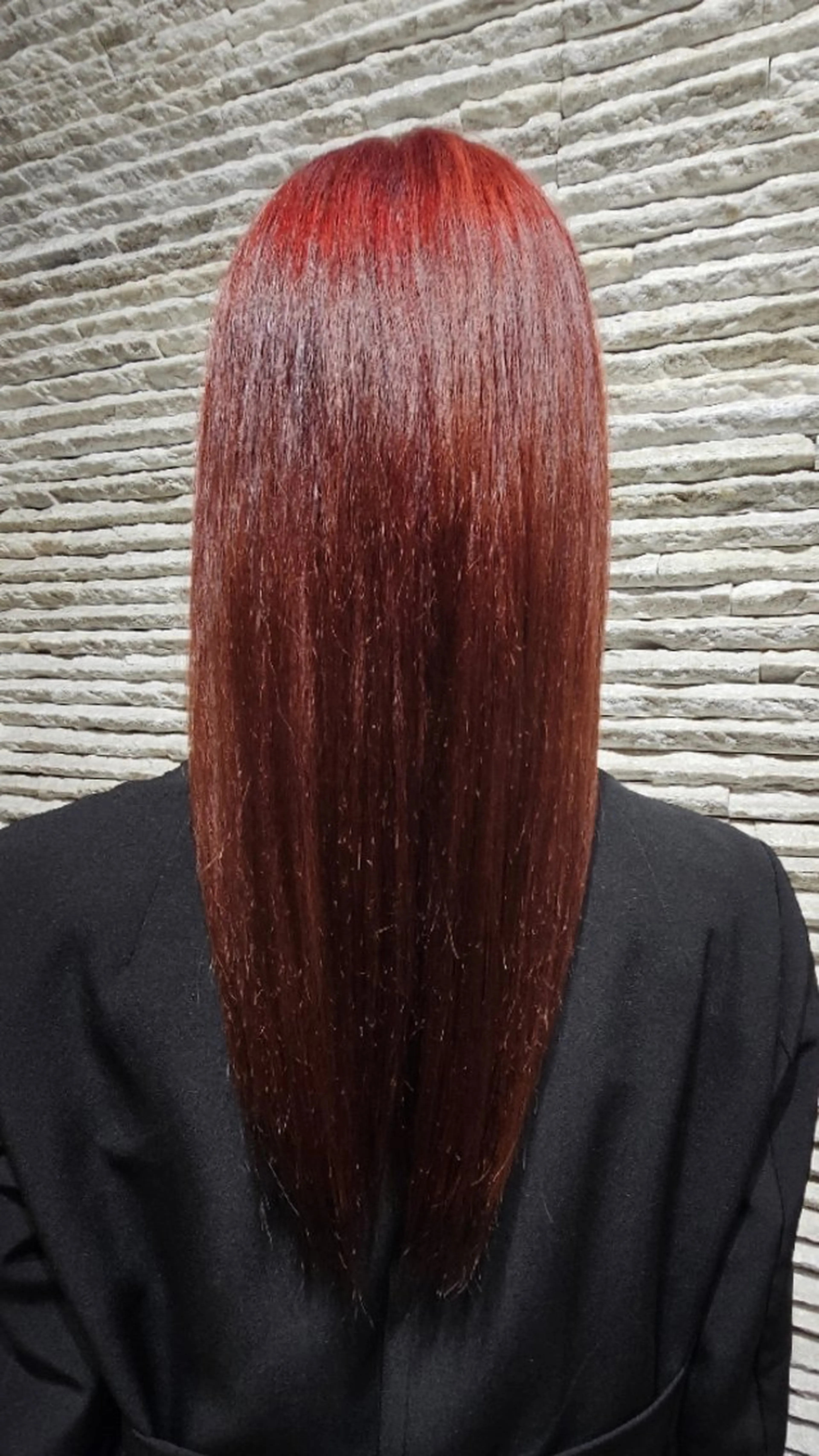 カラー ブラウンカラー レッドカラー 🍀☘️阿部 誉叶☘️🍀のヘアスタイル