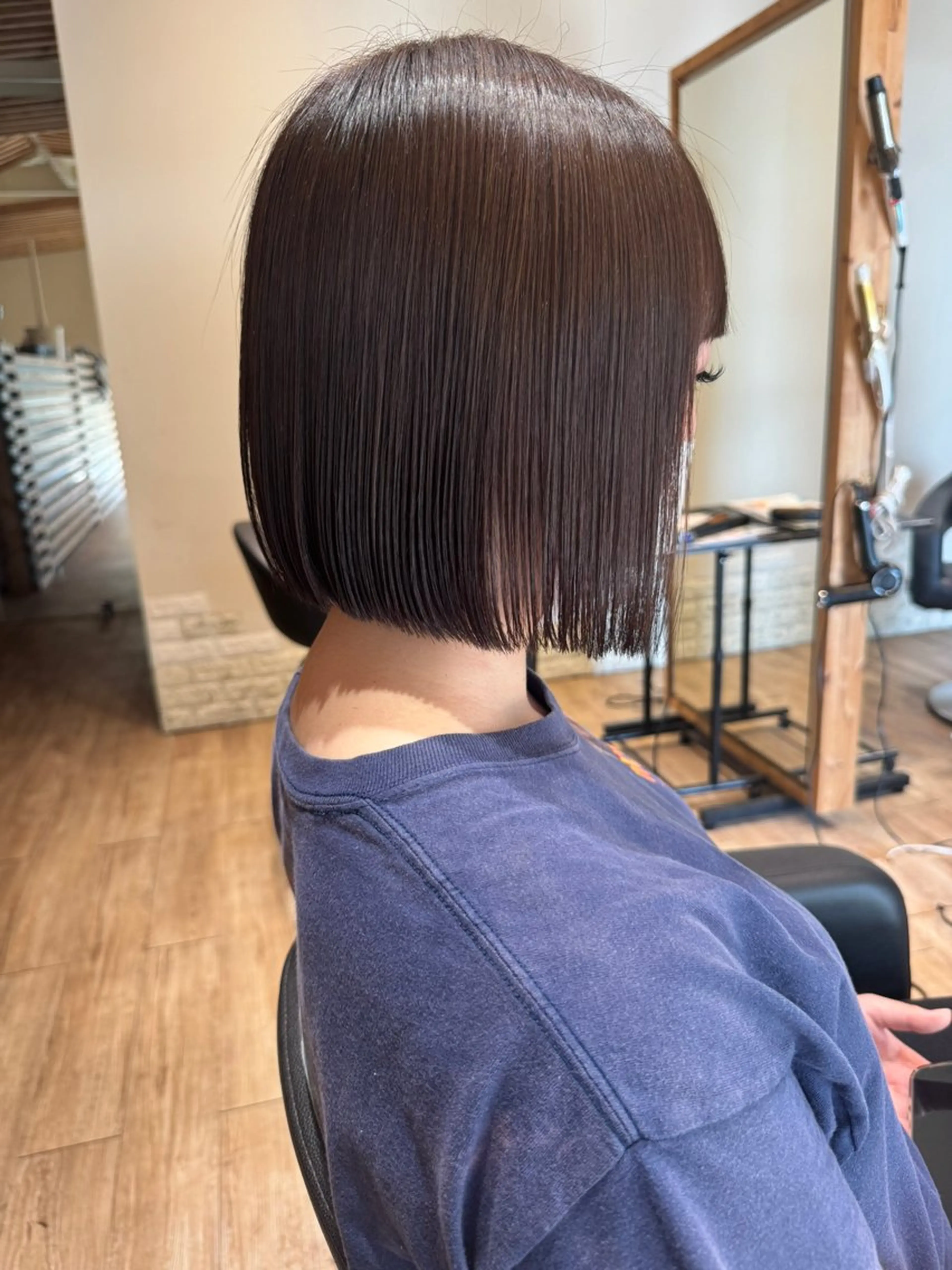 ショート カット 縮毛矯正 早川 真幸のヘアスタイル
