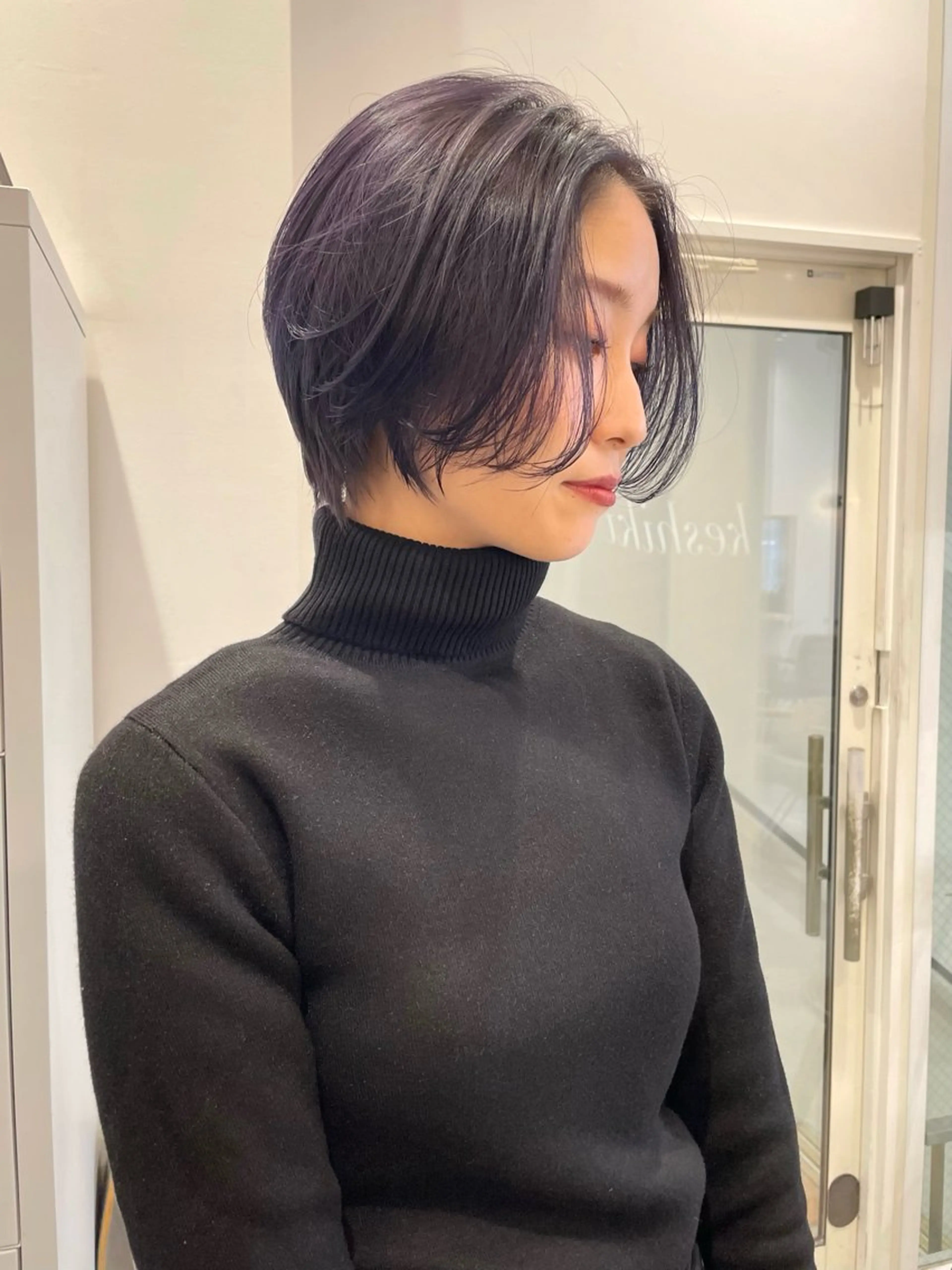 ショート カラー カット ヘアカラー トリートメント KAZU keshiki大名のヘアスタイル