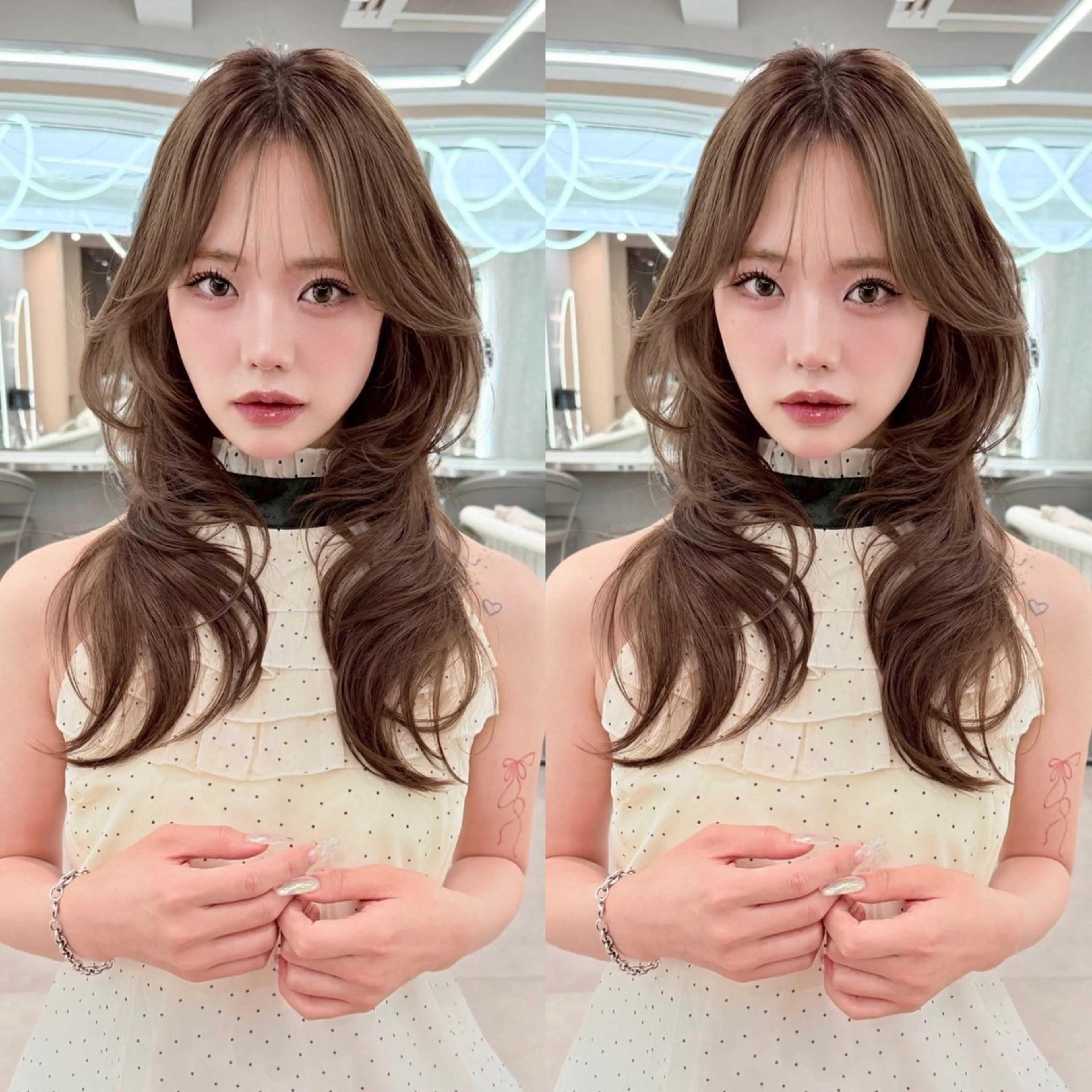 ロング ハッシュカット mina/浦和 ショート/韓国ヘアのヘアスタイル