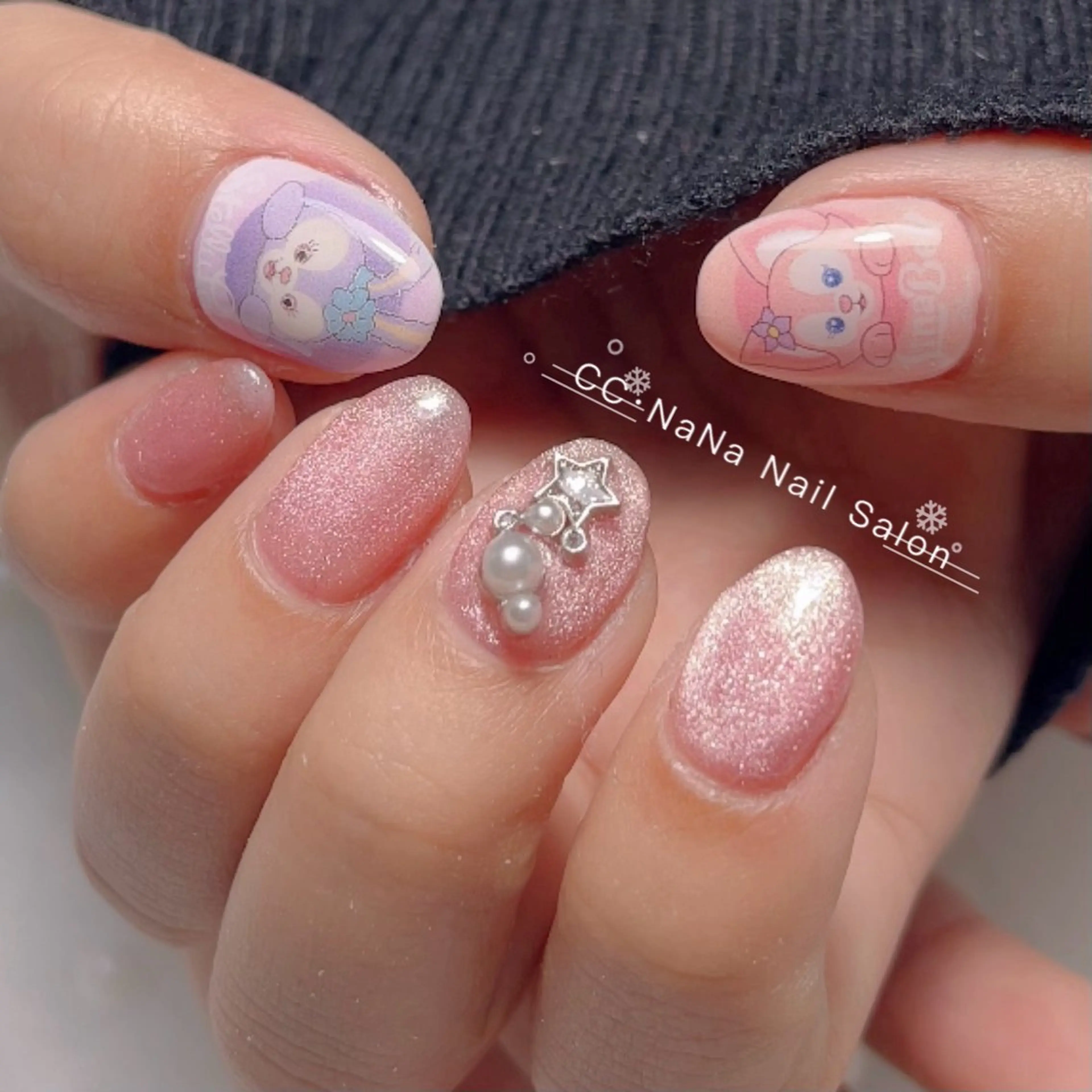 ネイル 💎CC・NaNa 韓国風ネイル🌙Cのネイルデザイン