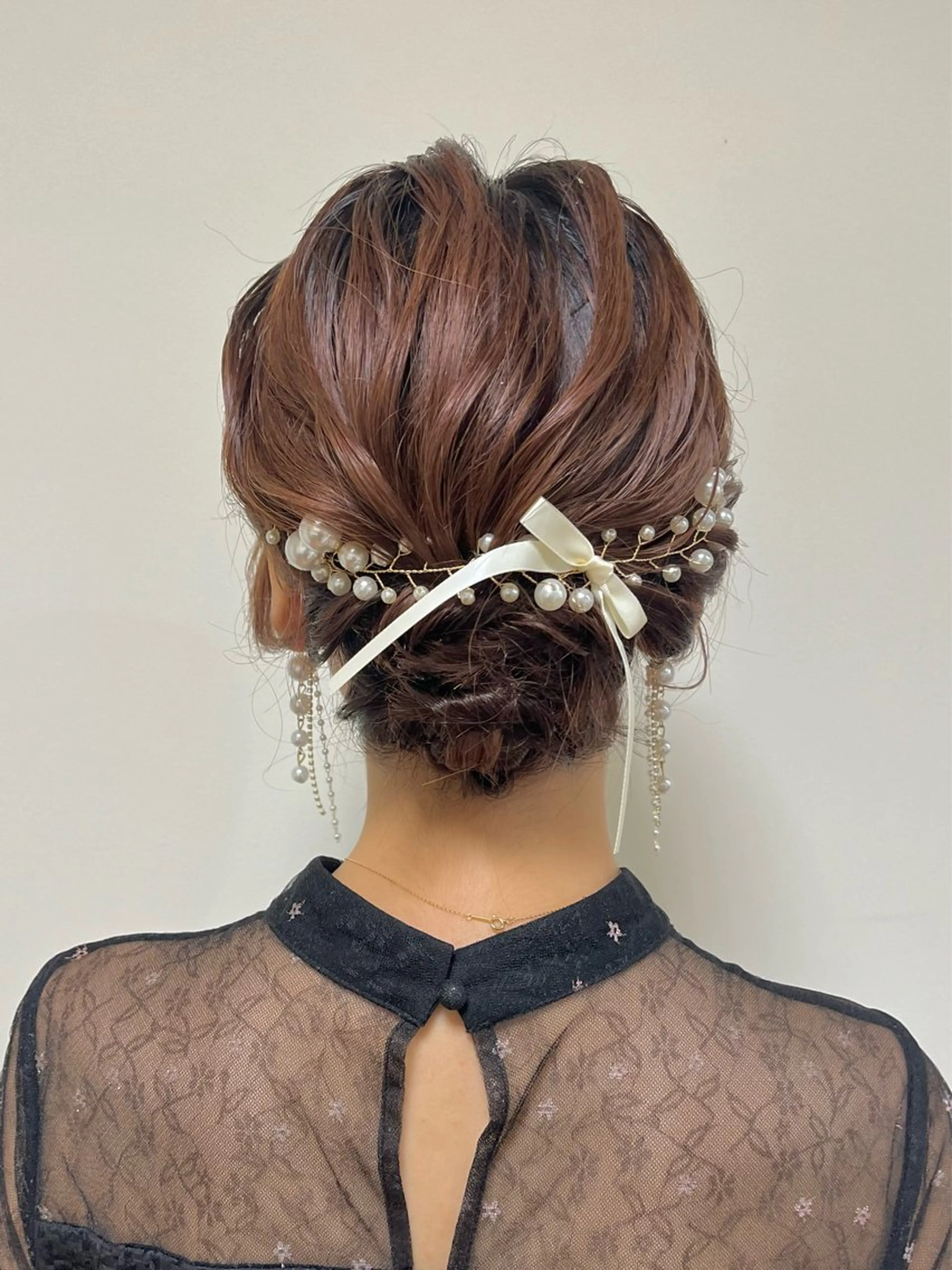 ミディアム 君山 希美のヘアスタイル