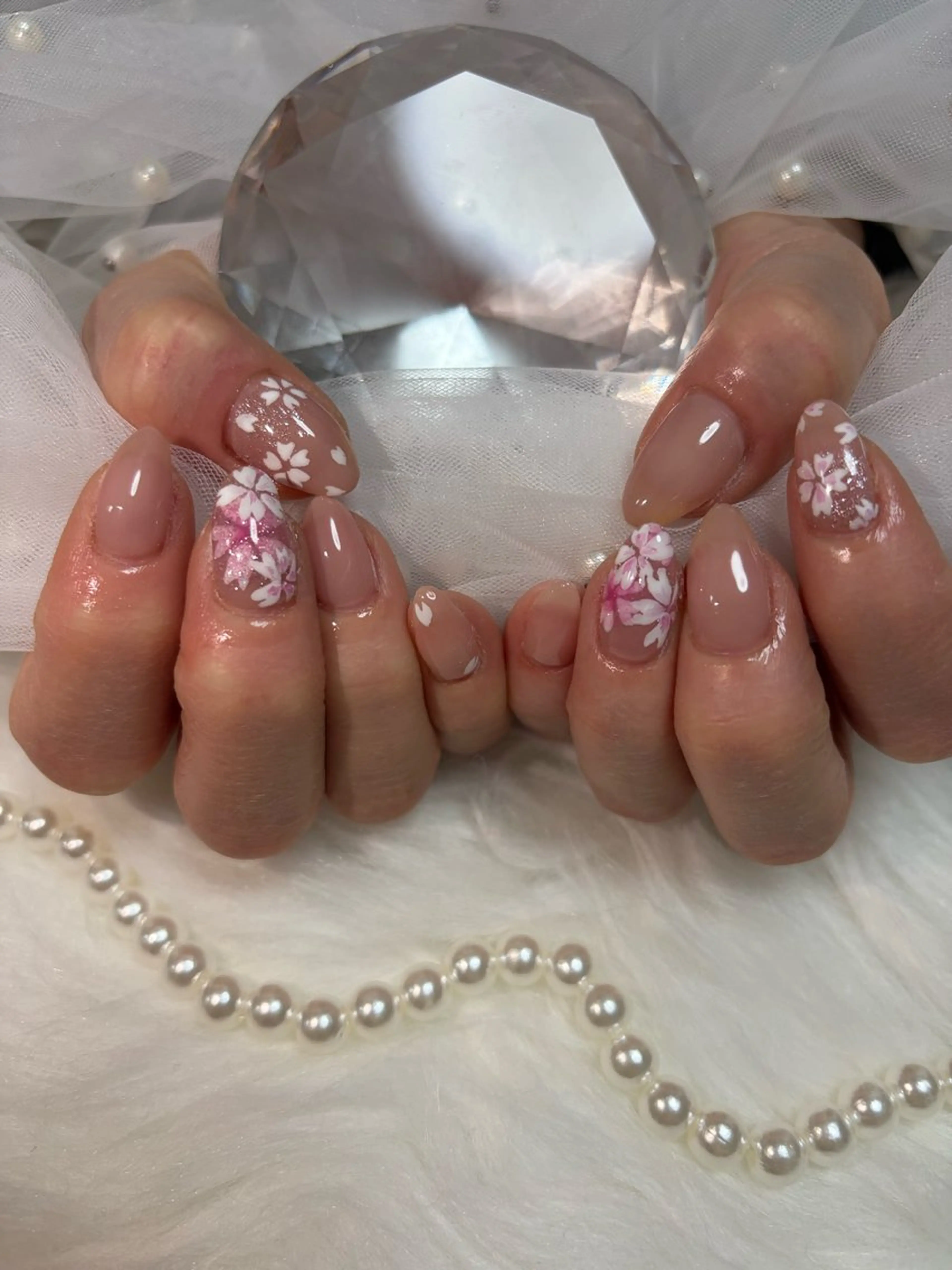 ネイル 桜ネイル Angel tailのネイルデザイン