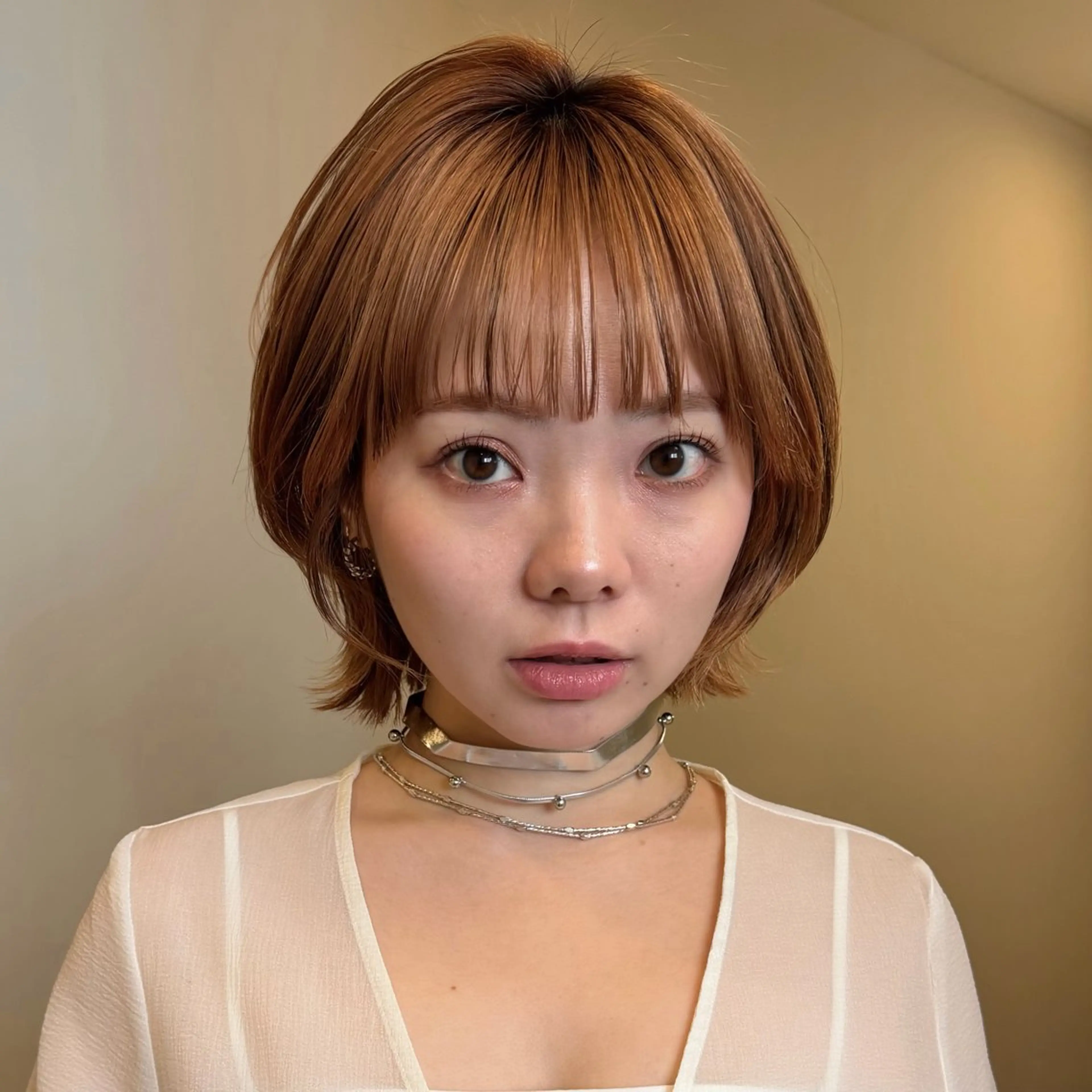 ショート カラー SAKI 新宿のヘアスタイル