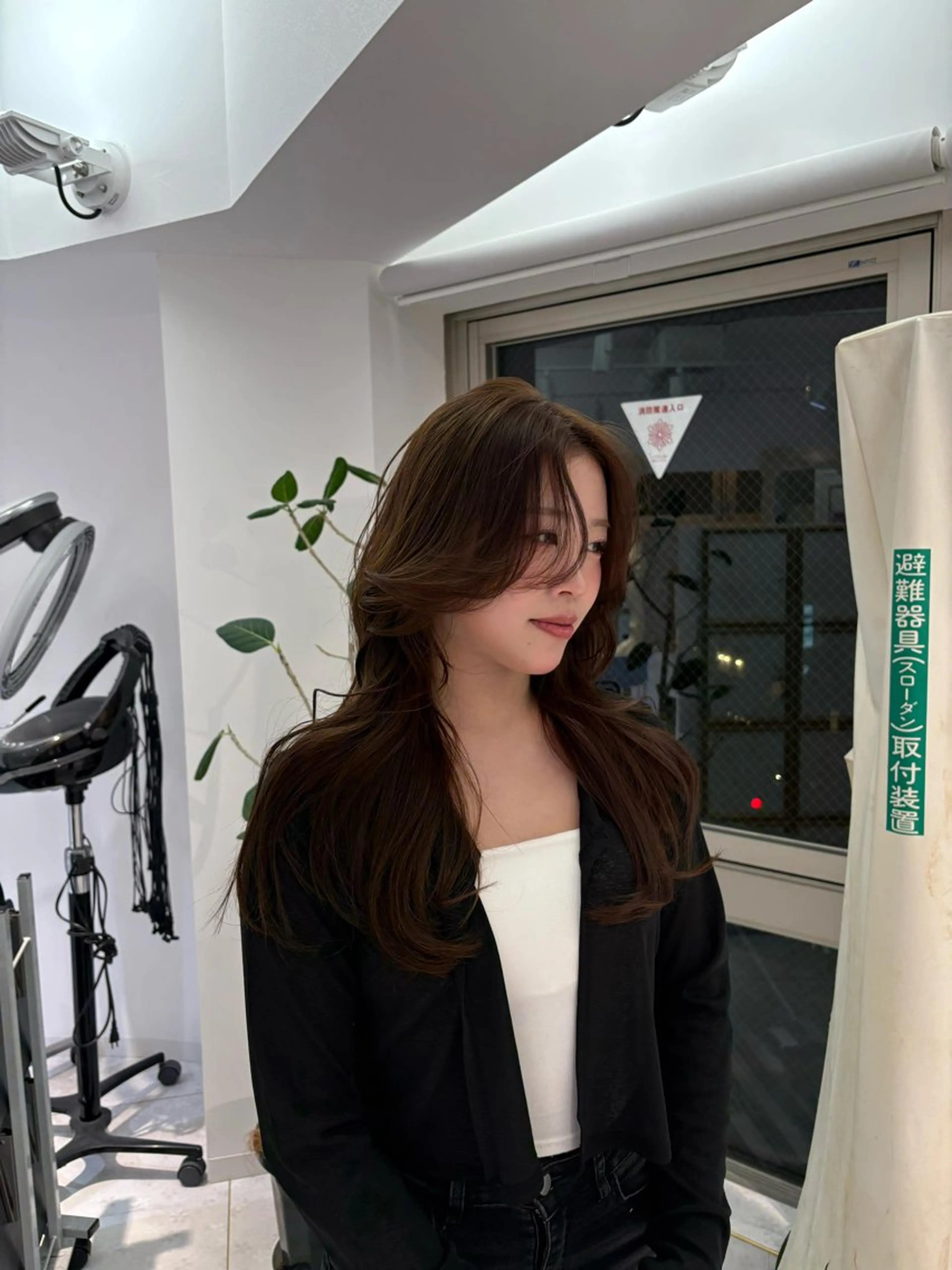 ロング カラー ハイトーン/レイヤー /瀬川琴音のヘアスタイル