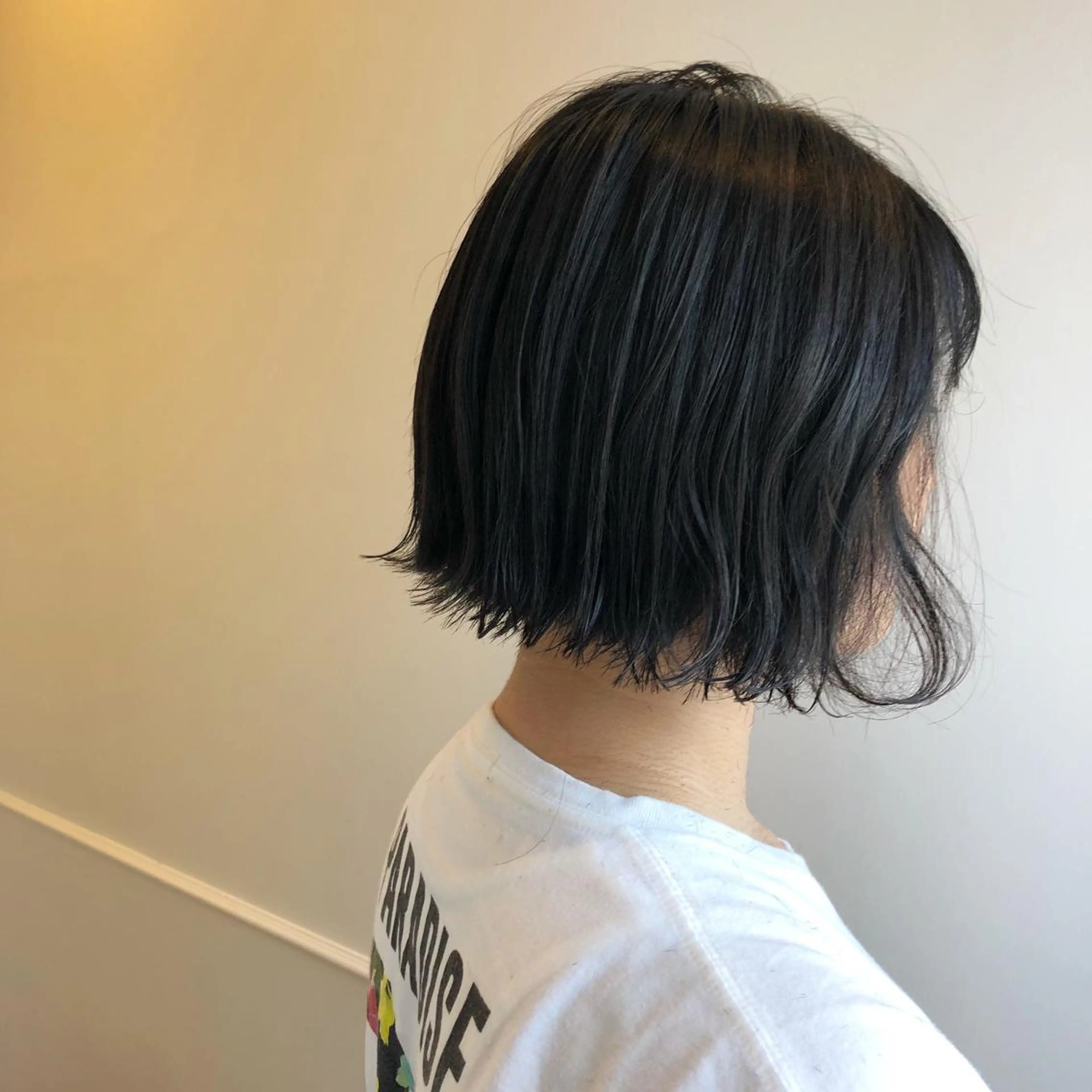 ショート 切りっぱなしボブ ボブ 相川 愛実のヘアスタイル
