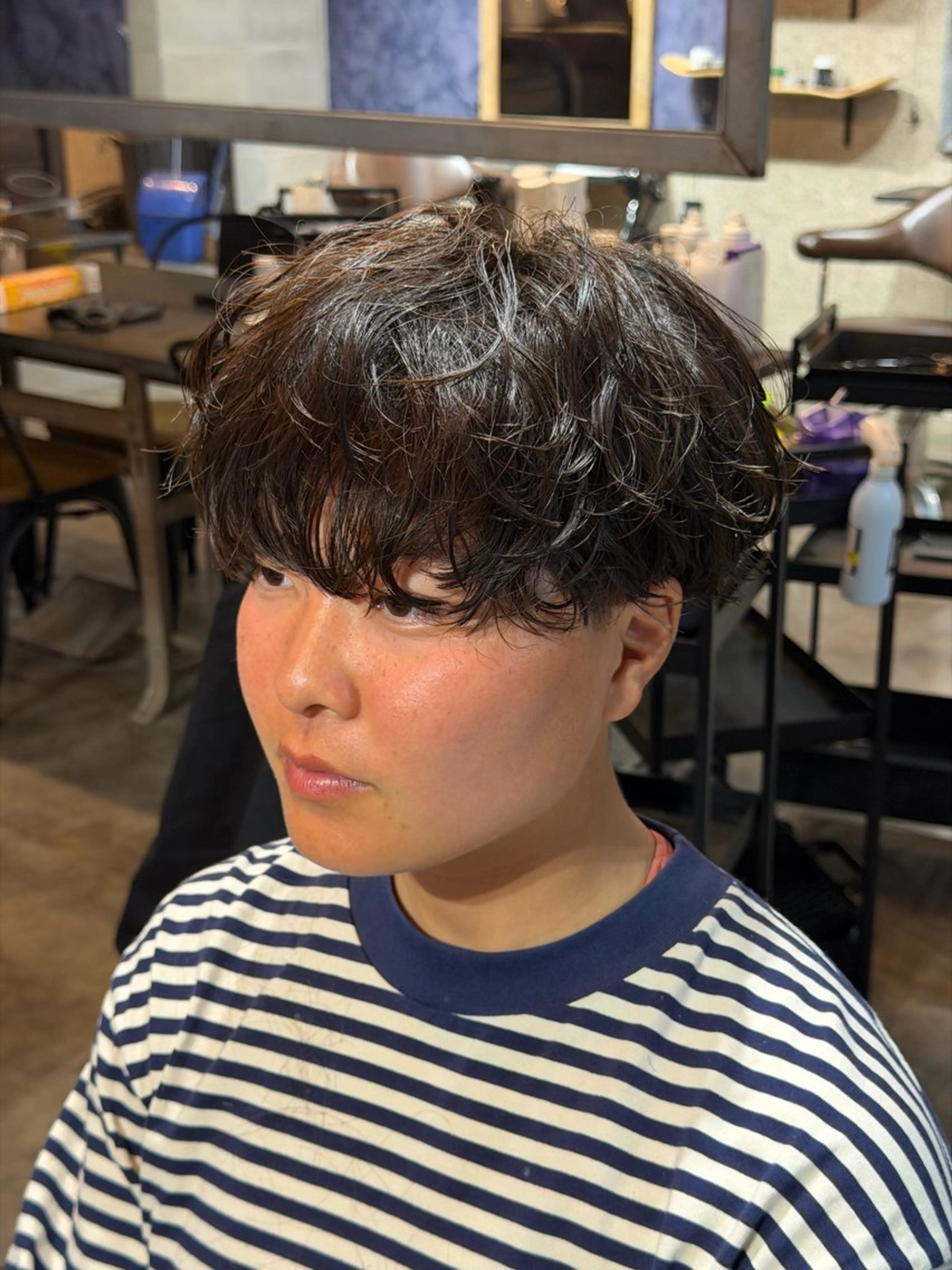 カット＋シャドウパーマの写真