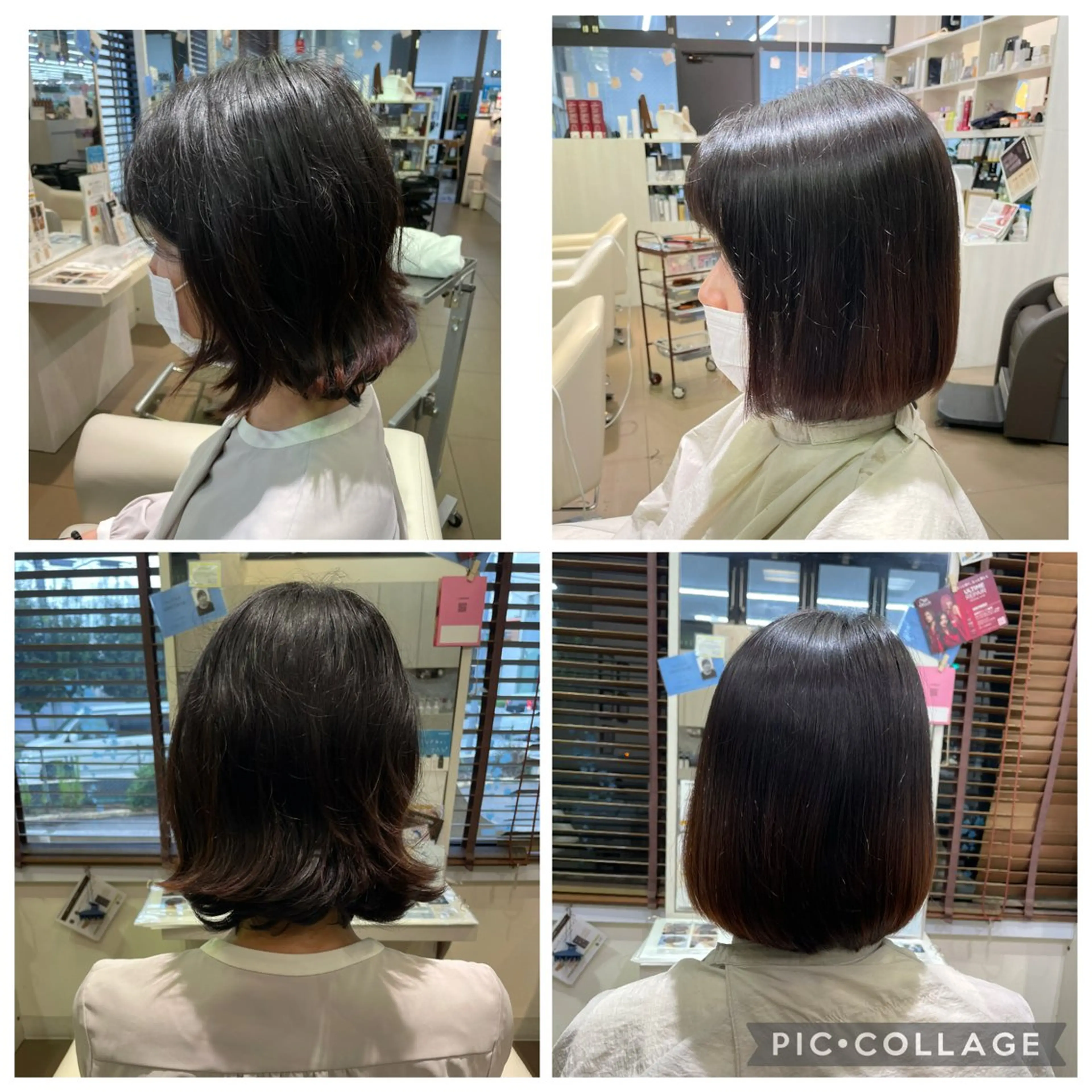 ミディアム 縮毛矯正 jouir_ yukiのヘアスタイル