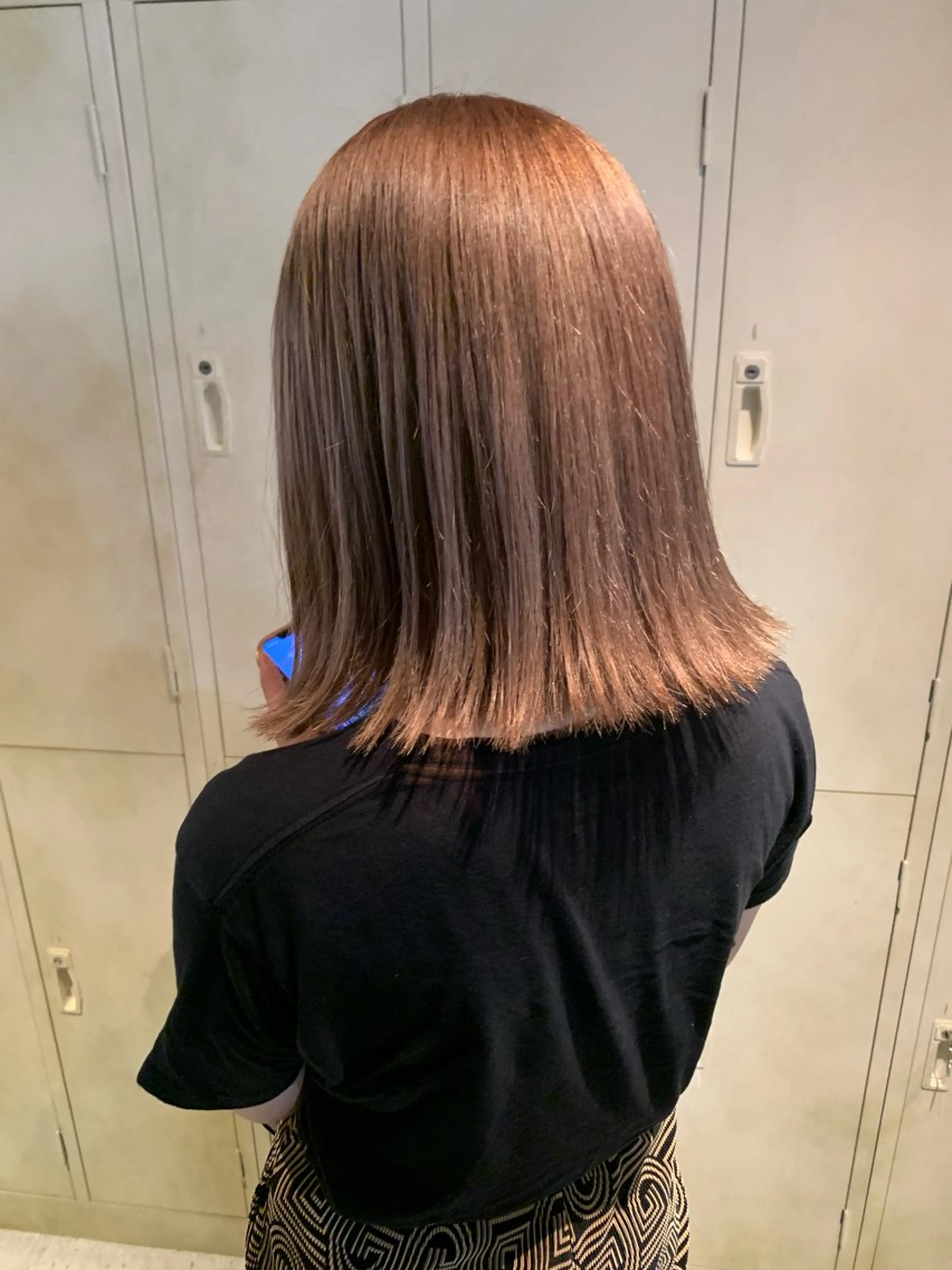 ミディアム カラー ブリーチ/アレンジ 天満/chihiroのヘアスタイル