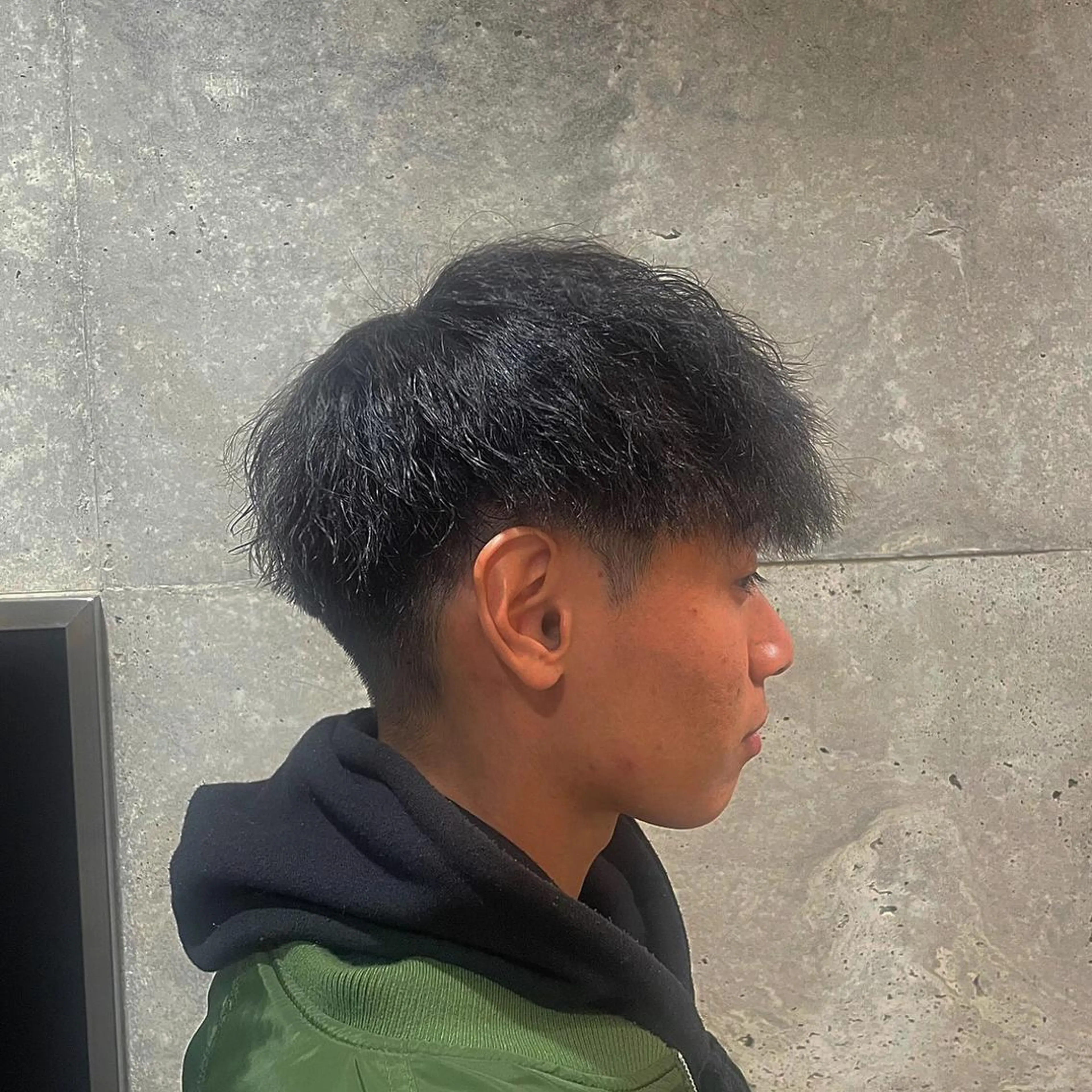 パーマ メンズ Ryo 難波 メンズサロンのヘアスタイル