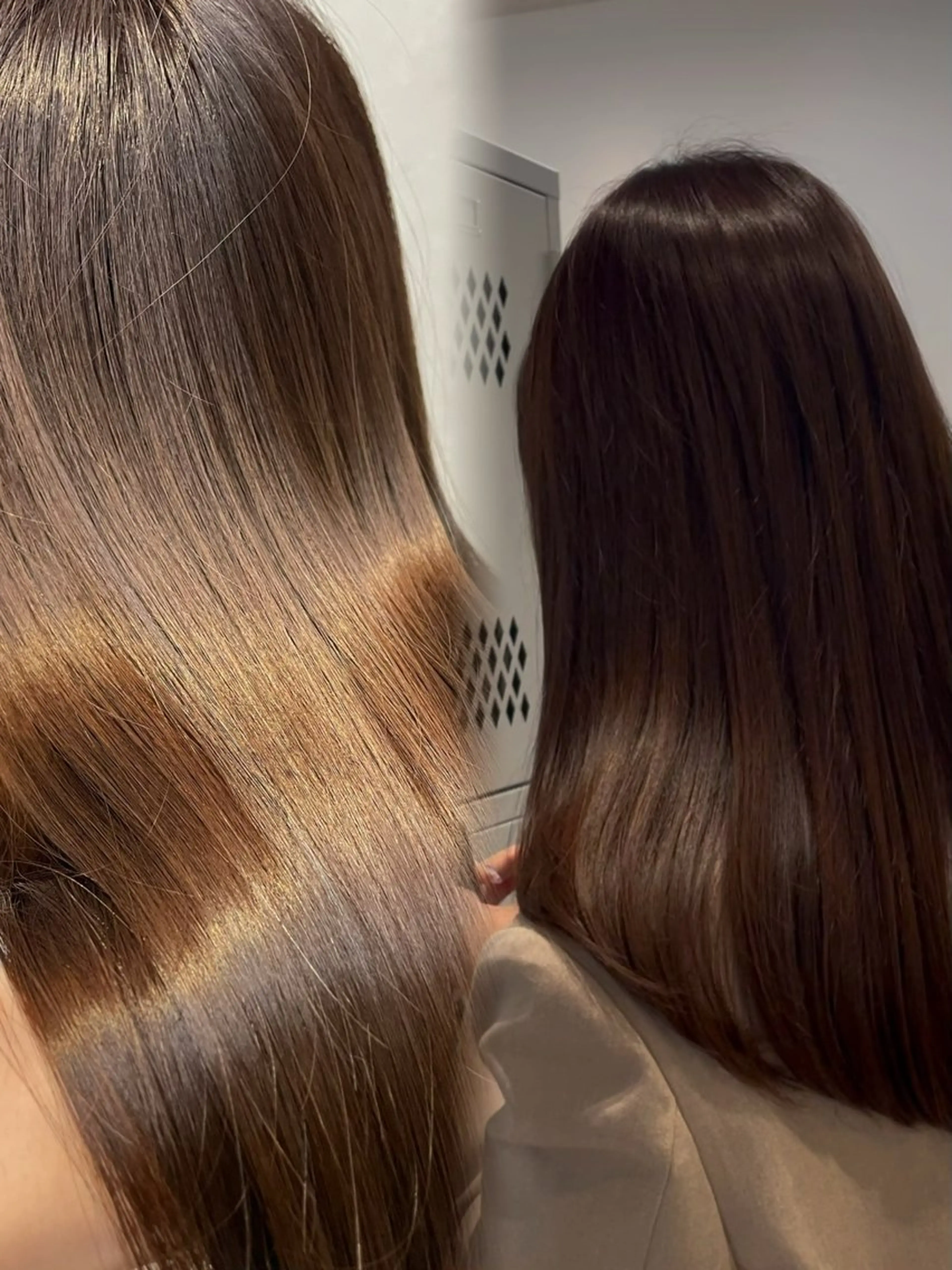 ミディアム カラー 森 はるかのヘアスタイル