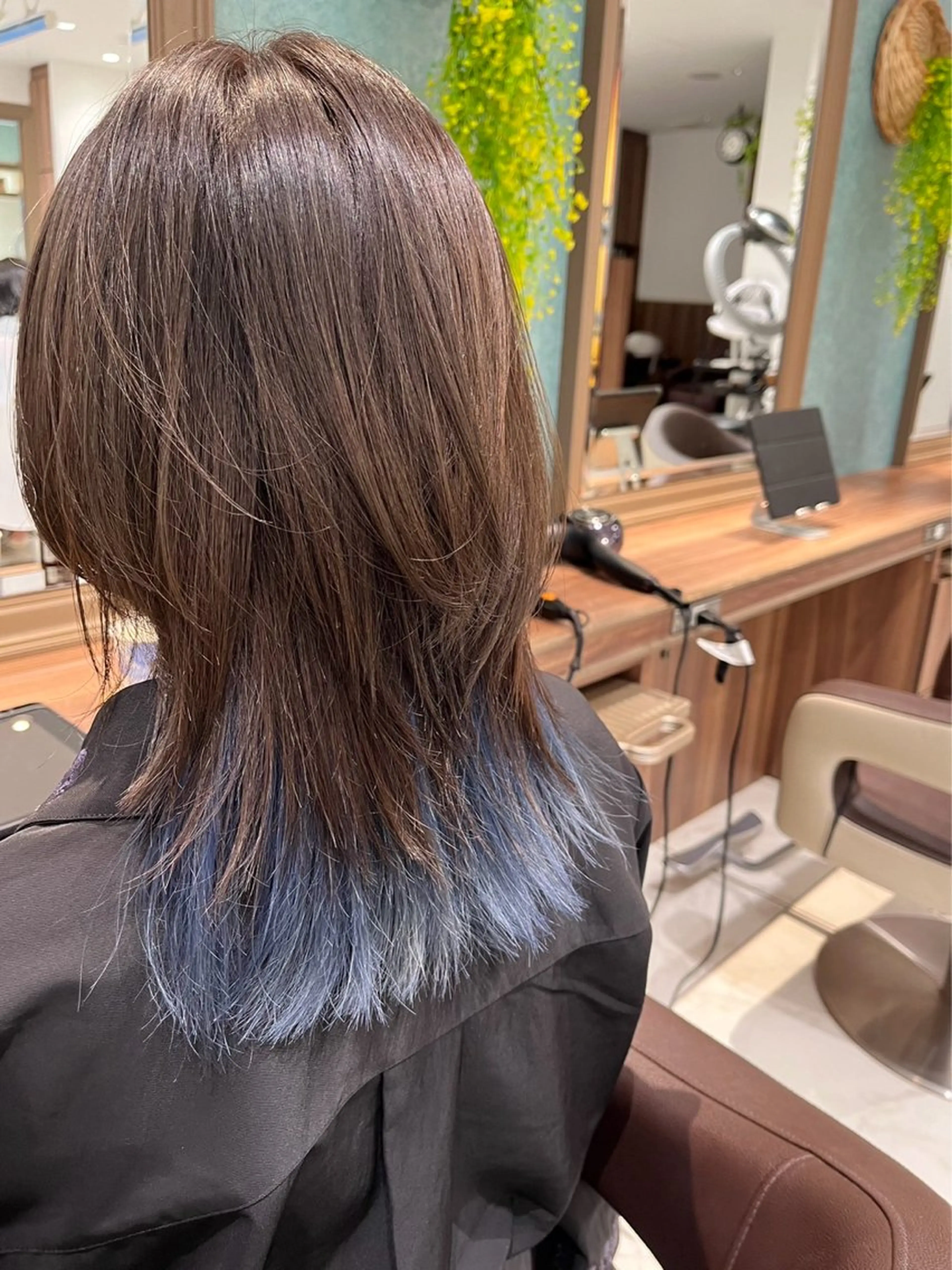 セミロング カラー レイヤー/顔まわり/ 増子 美沙希🍀🫧のヘアスタイル