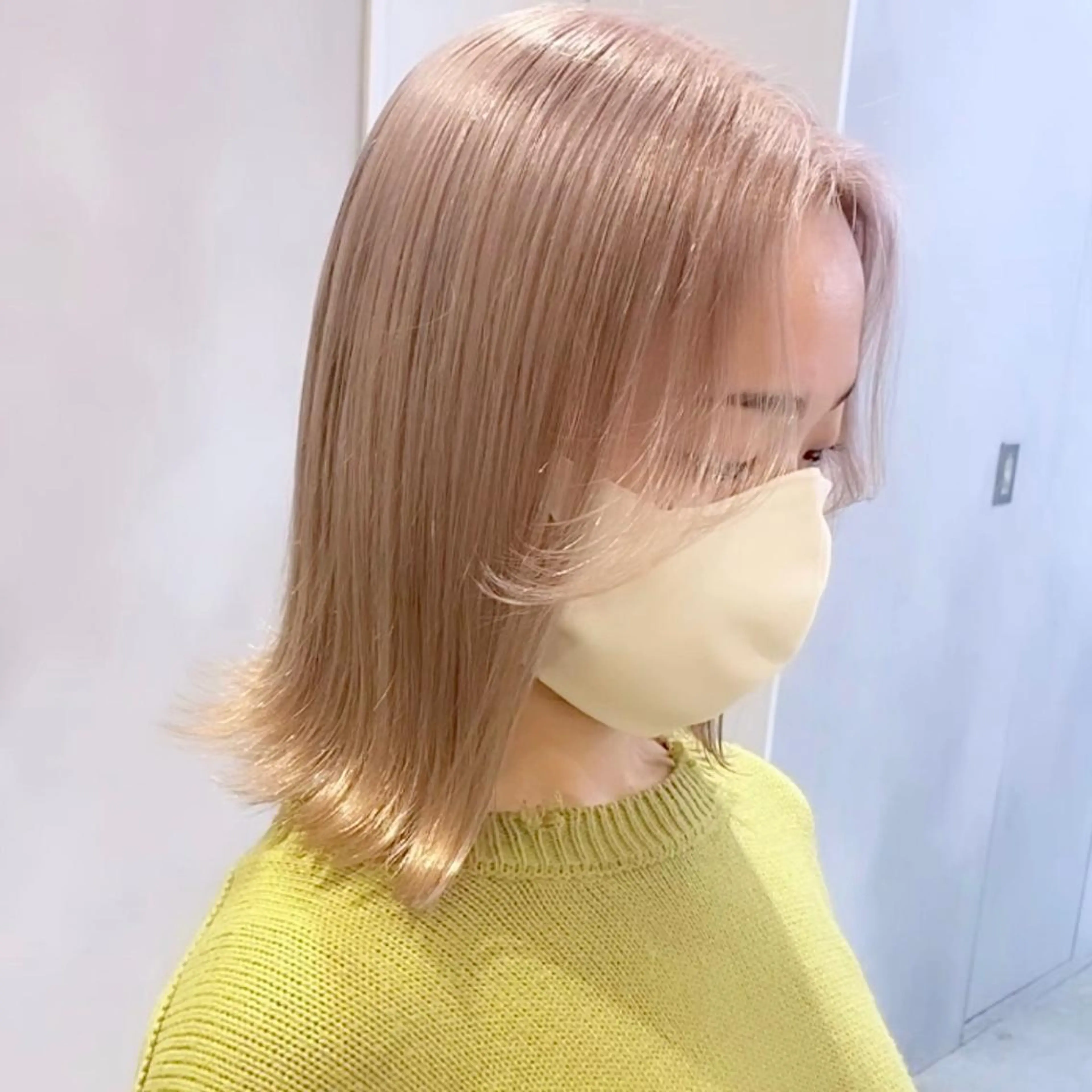 ミディアム カラー ヘアカラー トリートメント カラー系/カット特化 🟠オオタキマサシのヘアスタイル