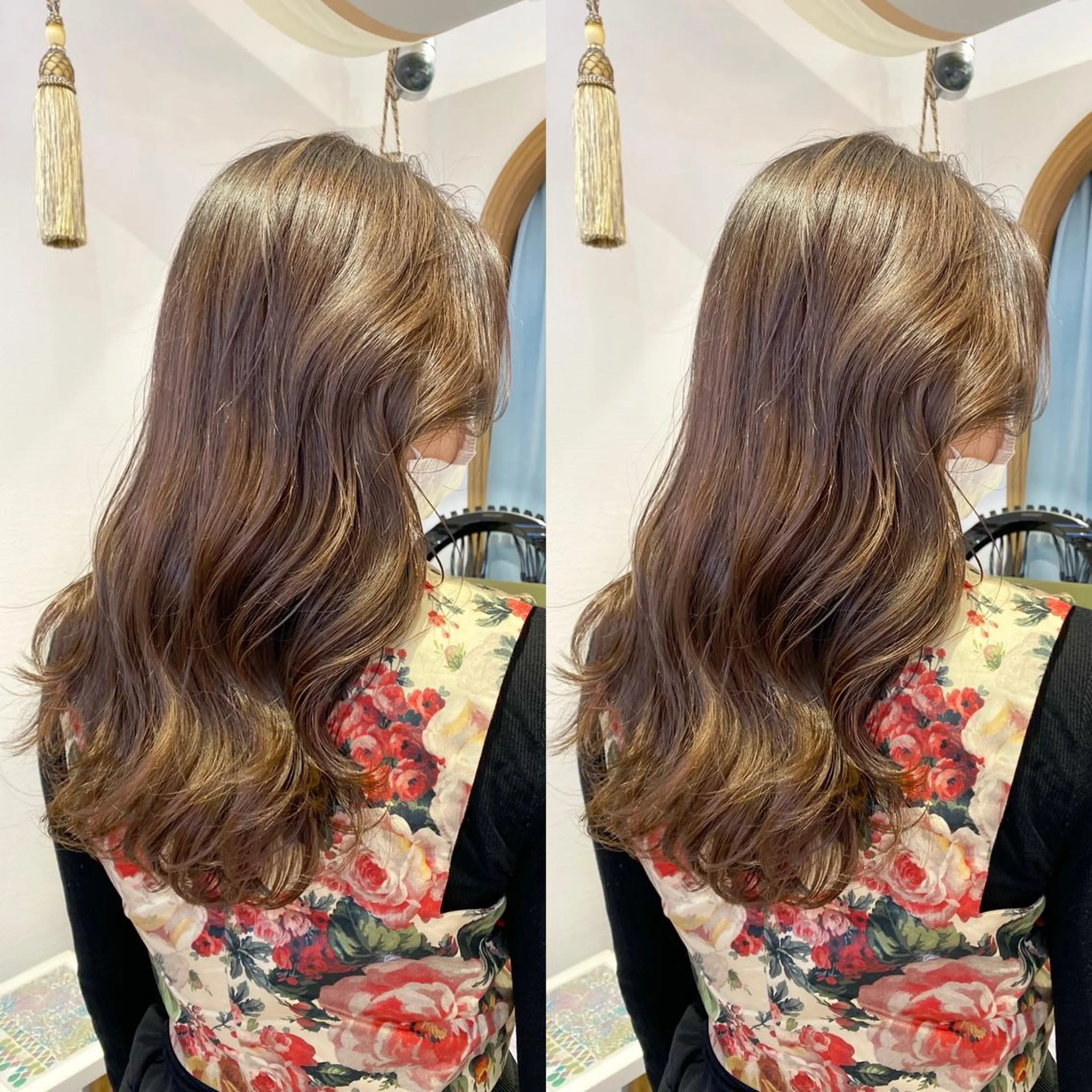 ロング カット ヘアカラー トリートメント レイヤーカット /透明感カラー西田のヘアスタイル