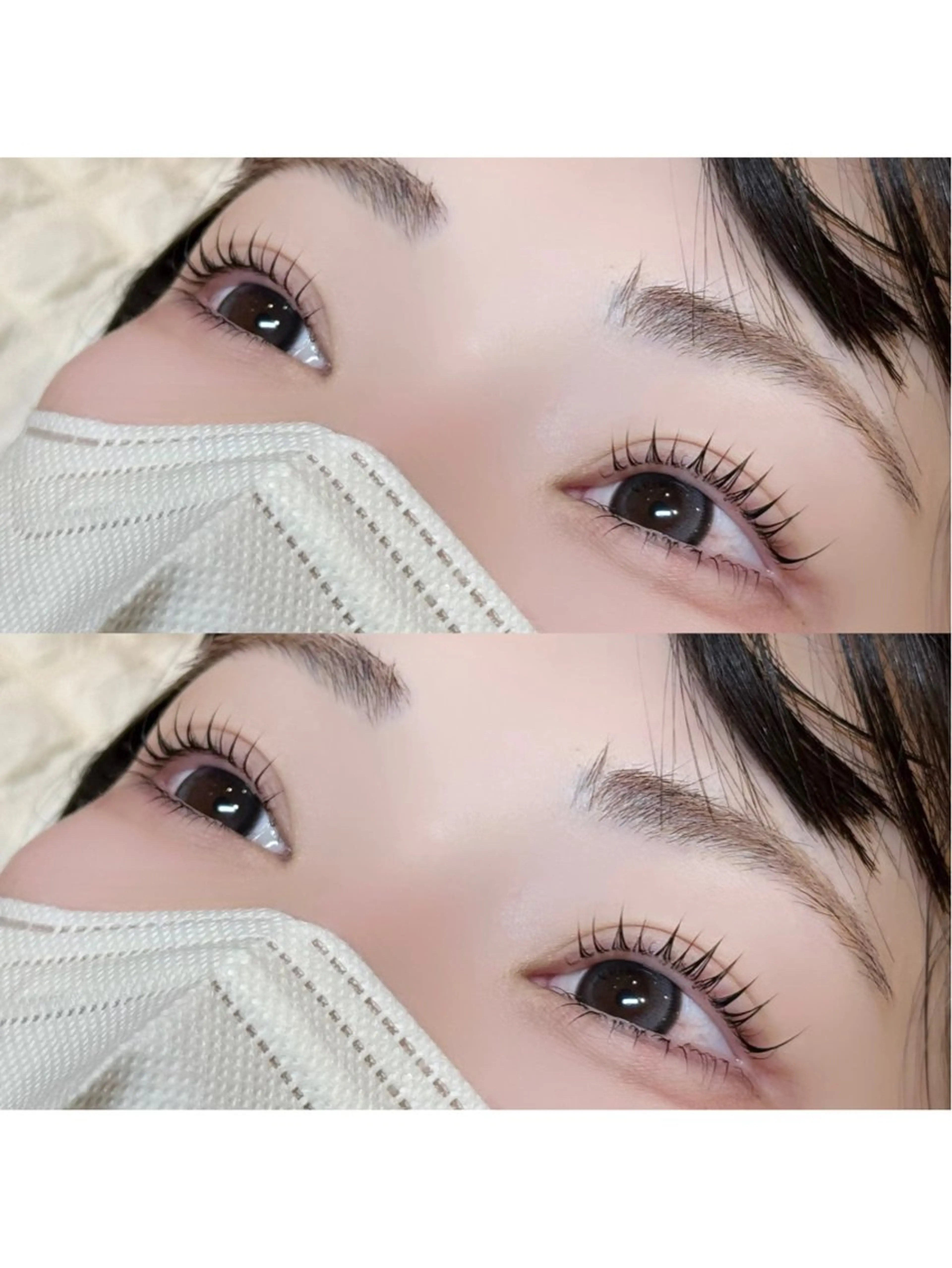 【4月限定1000円off‼️】束感コーティング付ラッシュリフト/パリジェンヌ🩵の写真