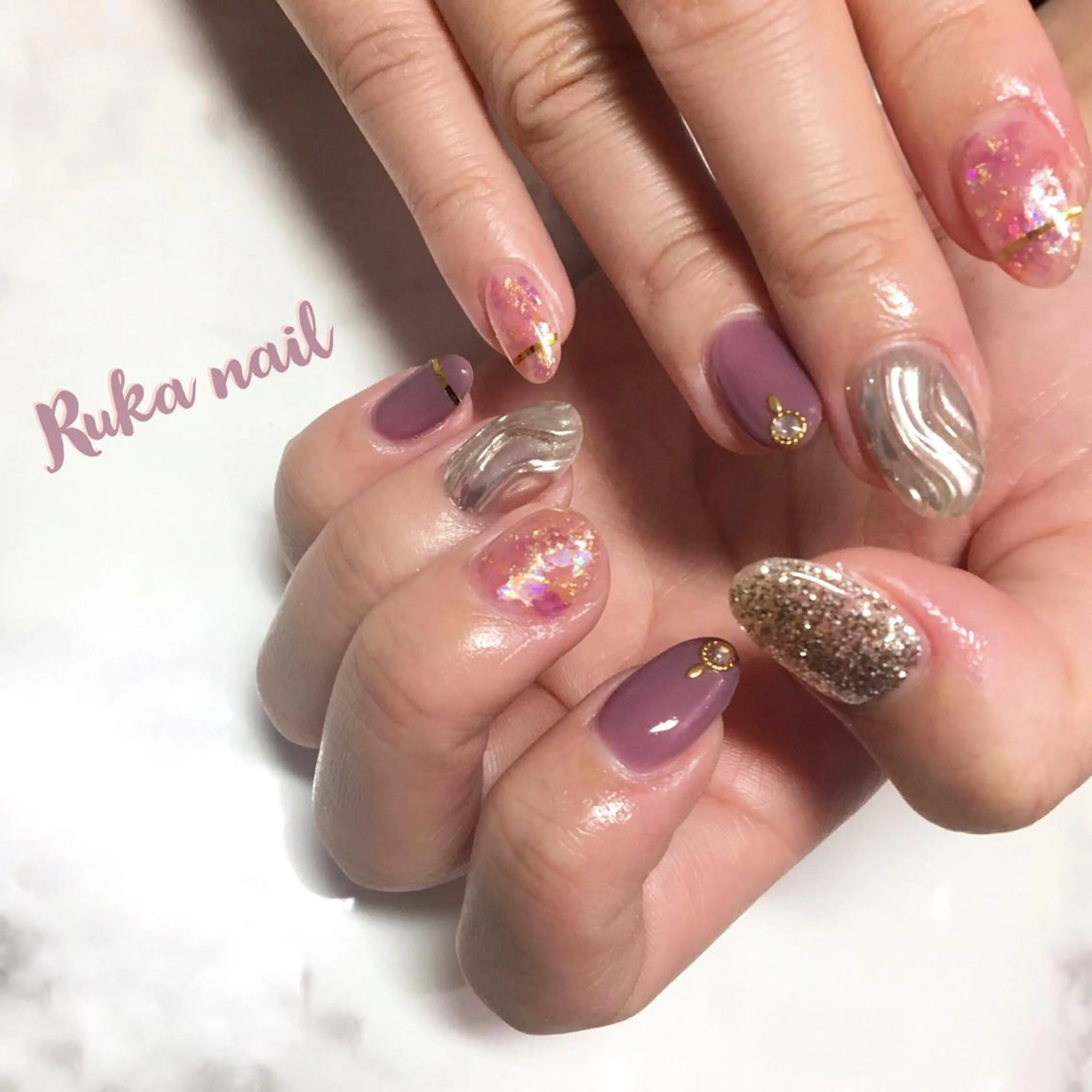 ネイル ハンドネイル Ruka nail 【ﾙｶ ﾈｲﾙ】のネイルデザイン