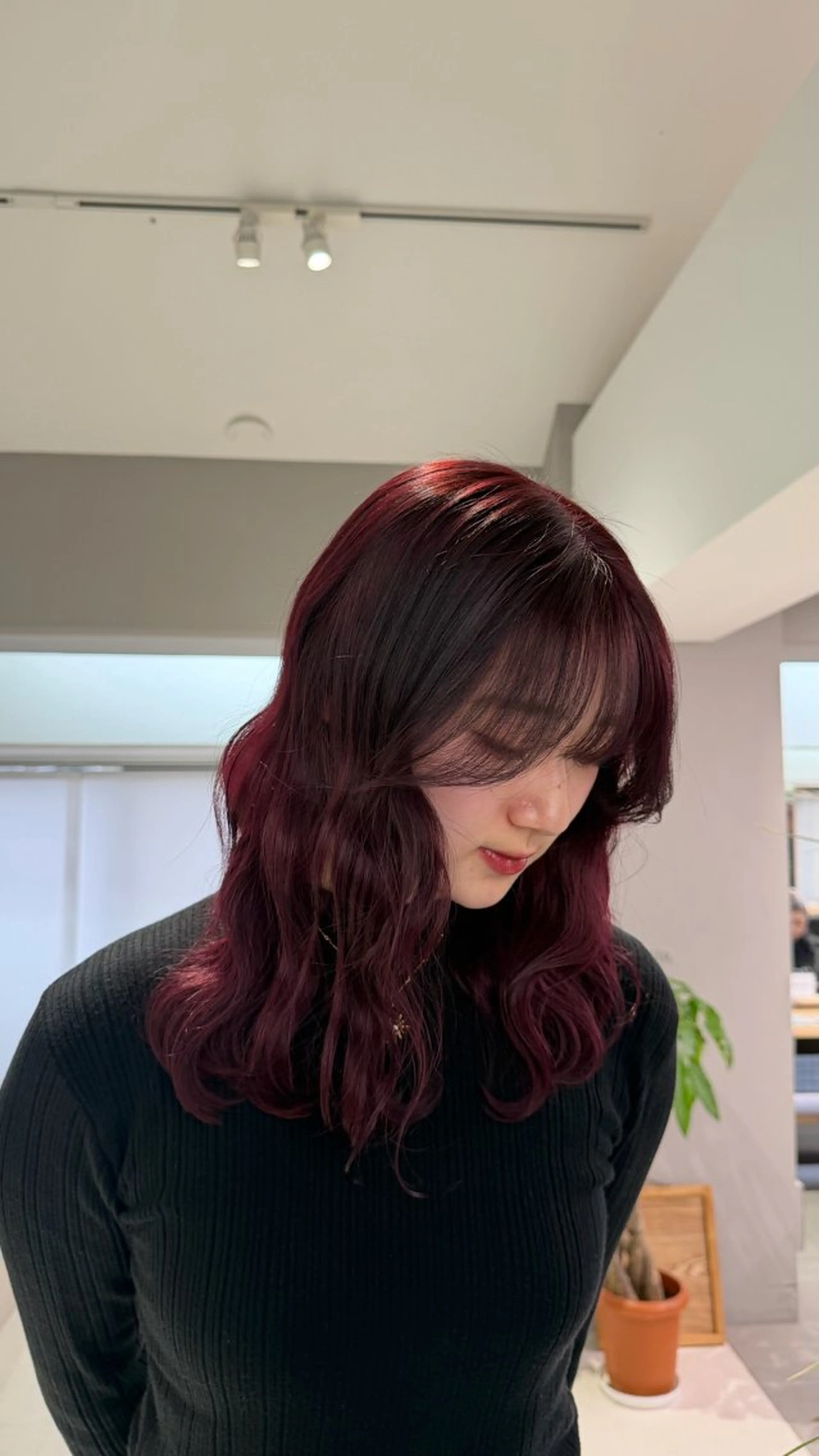 セミロング カラー ヘアカラー トリートメント naturalカラー / Rukaのヘアスタイル