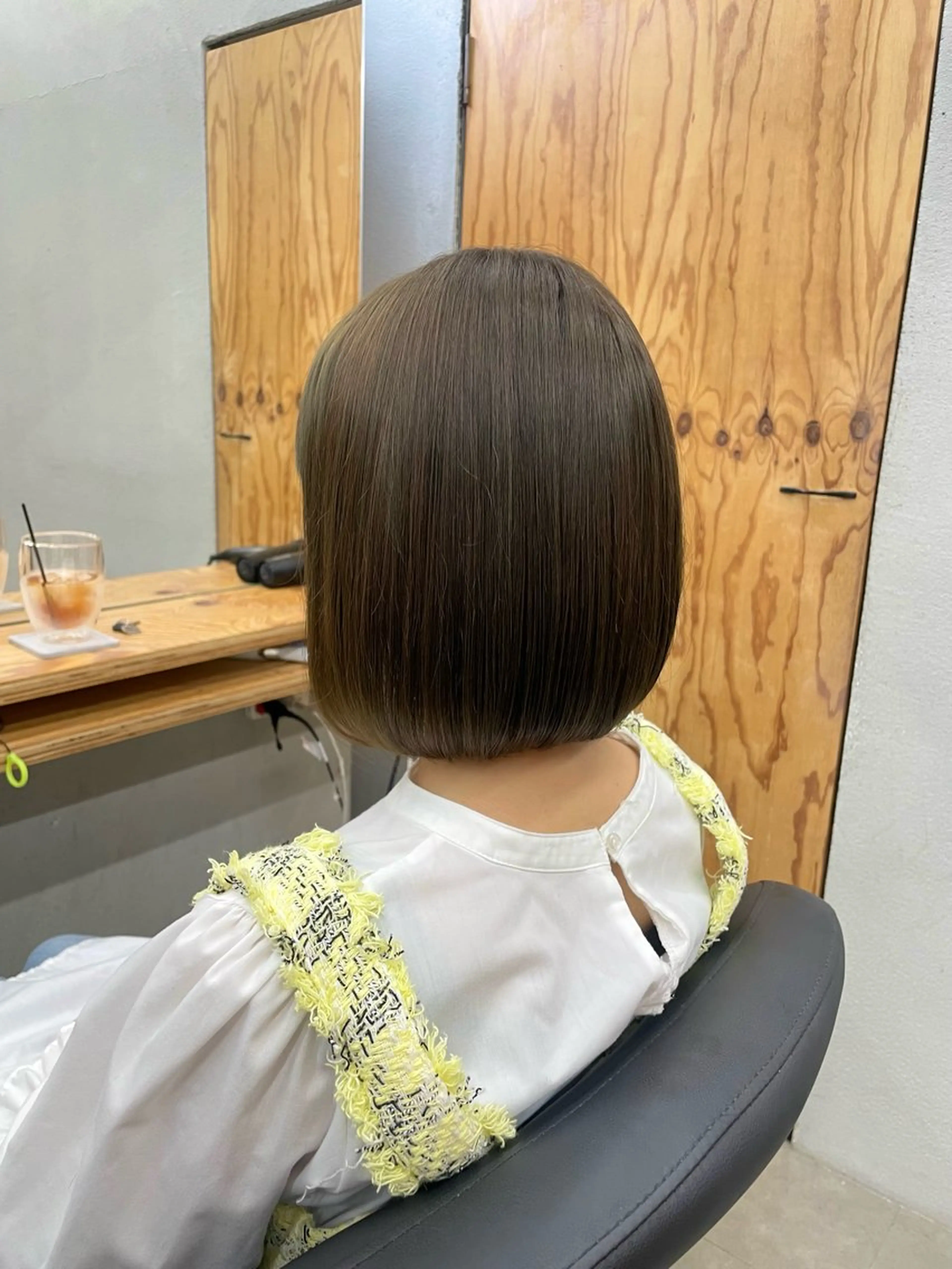 ショート カット ヘアカラー トリートメント ひより ／novusのヘアスタイル