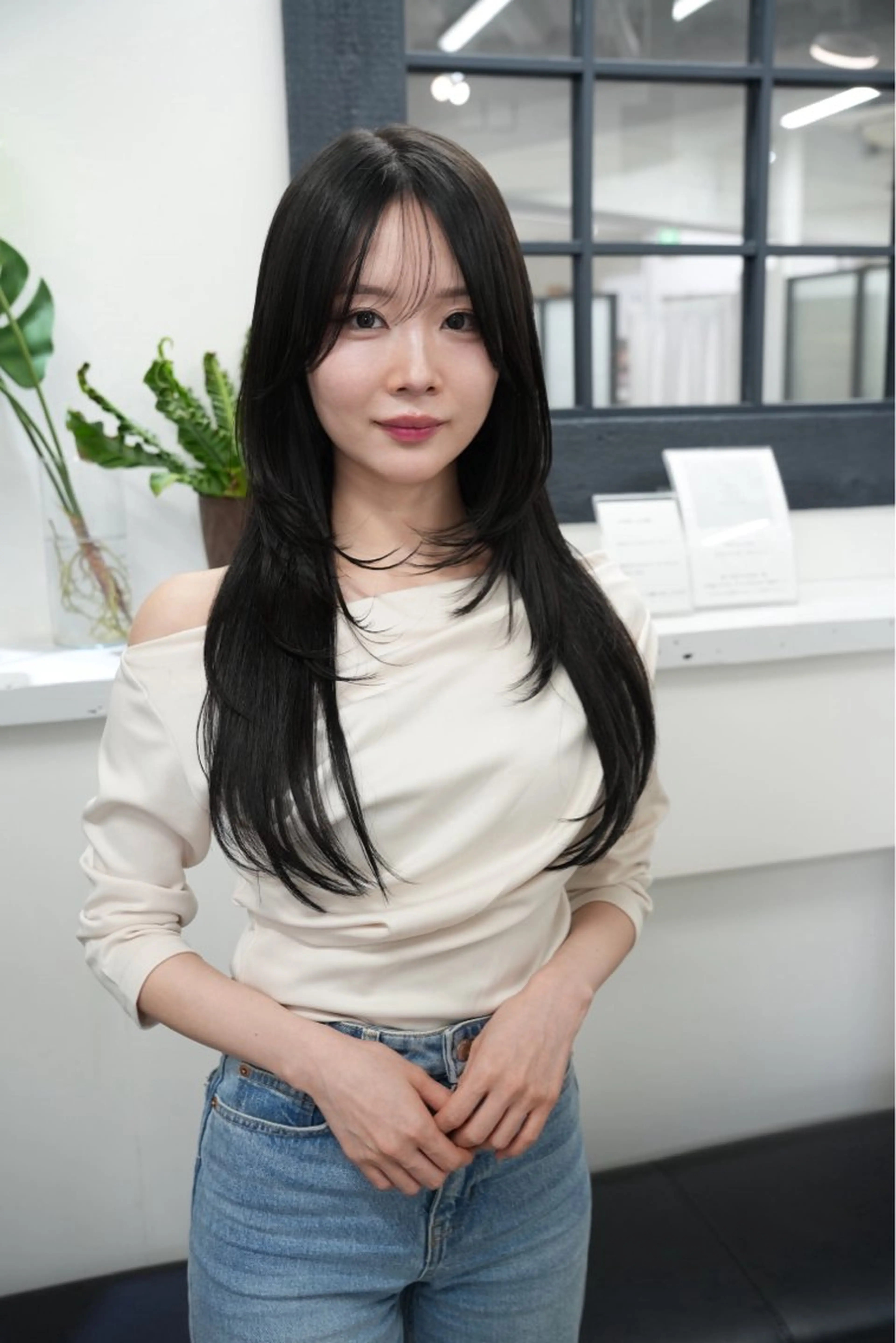 ロング ヘアカラー トリートメント 🖱️透明感カラー ×髪質改善Rikyuのヘアスタイル