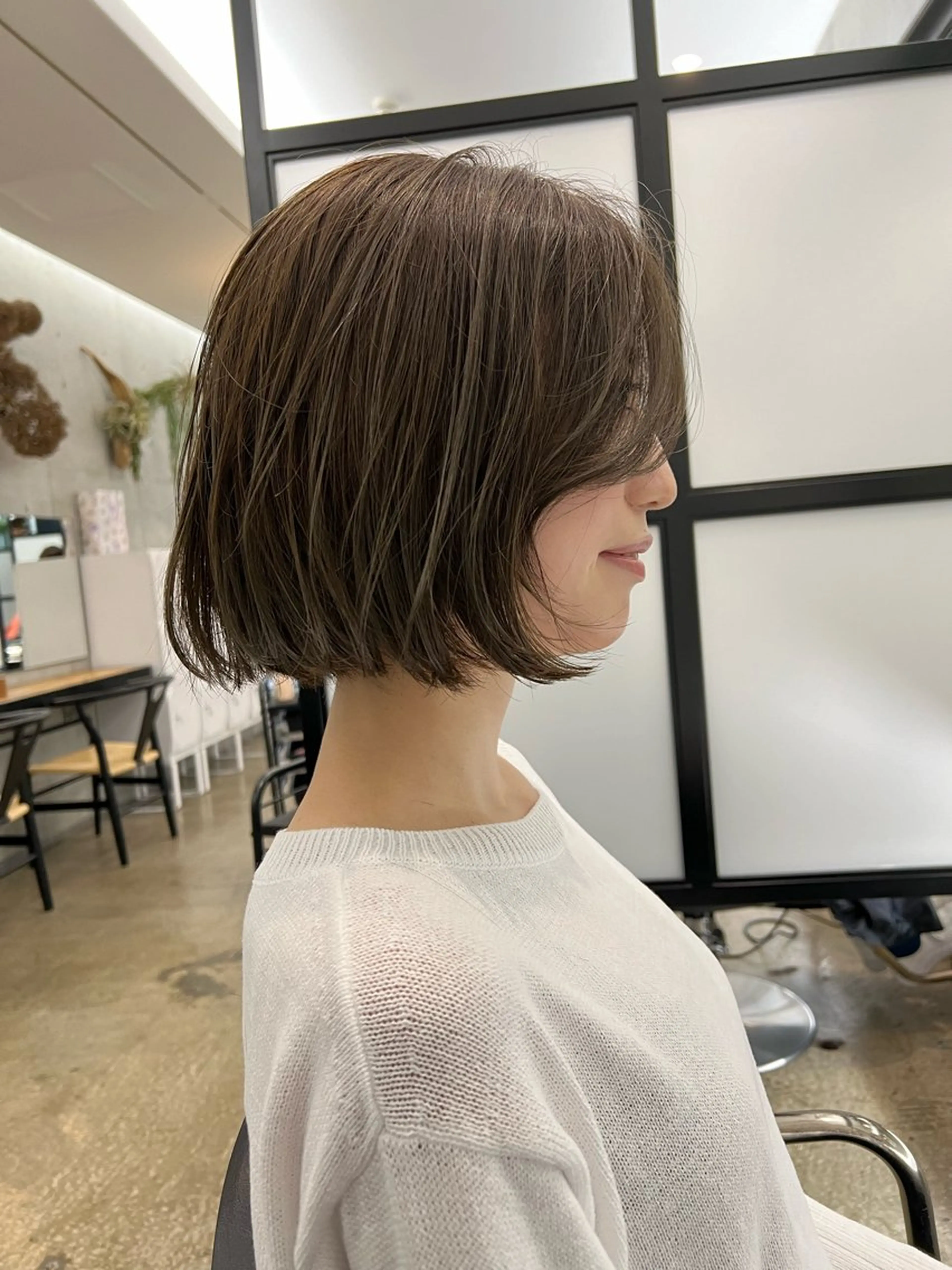 ミディアム くせっ毛カット タツヤのヘアスタイル