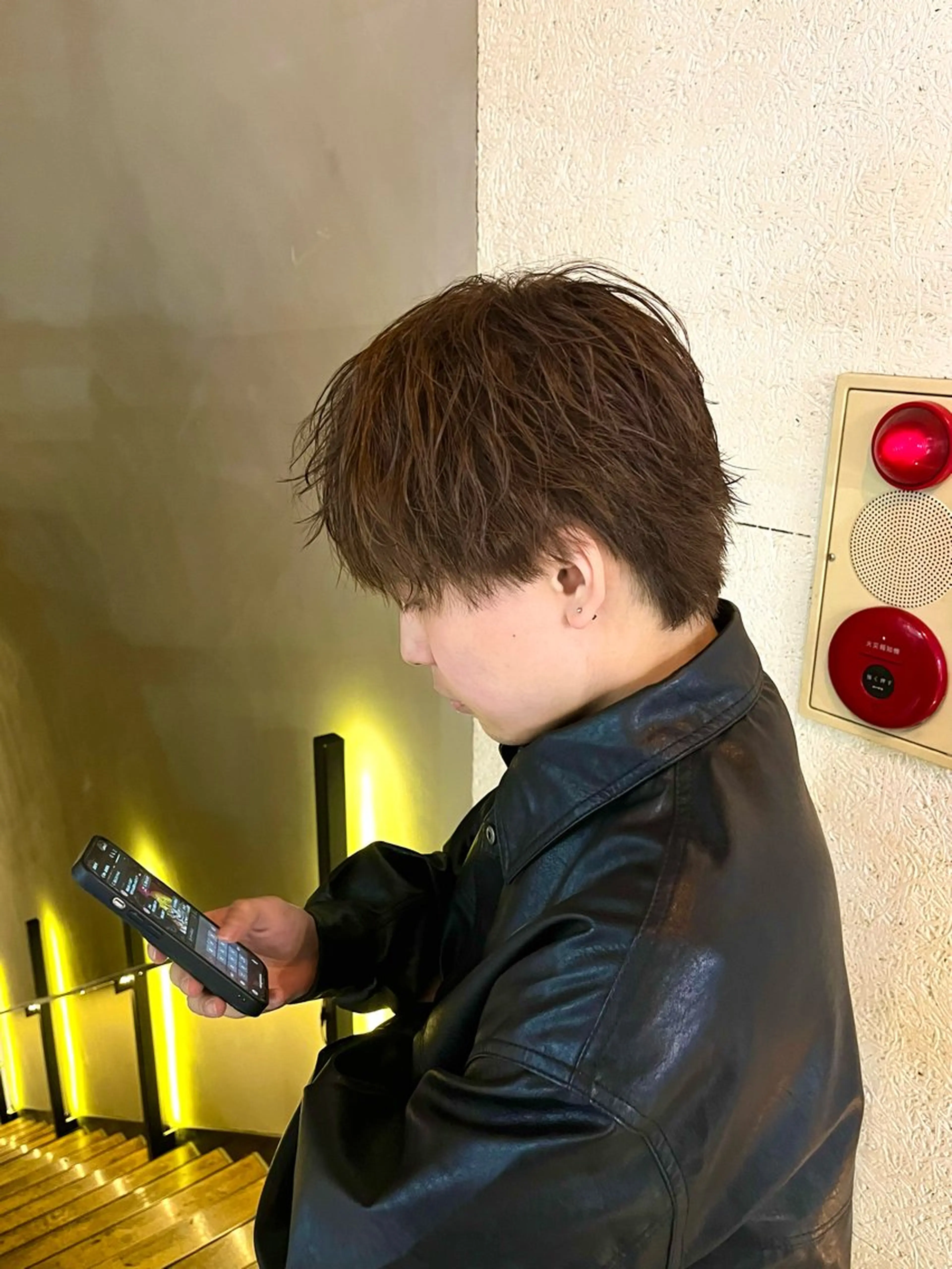 カラー メンズ ブラウンカラー ダークブラウン 友輝 /札幌美容師のヘアスタイル