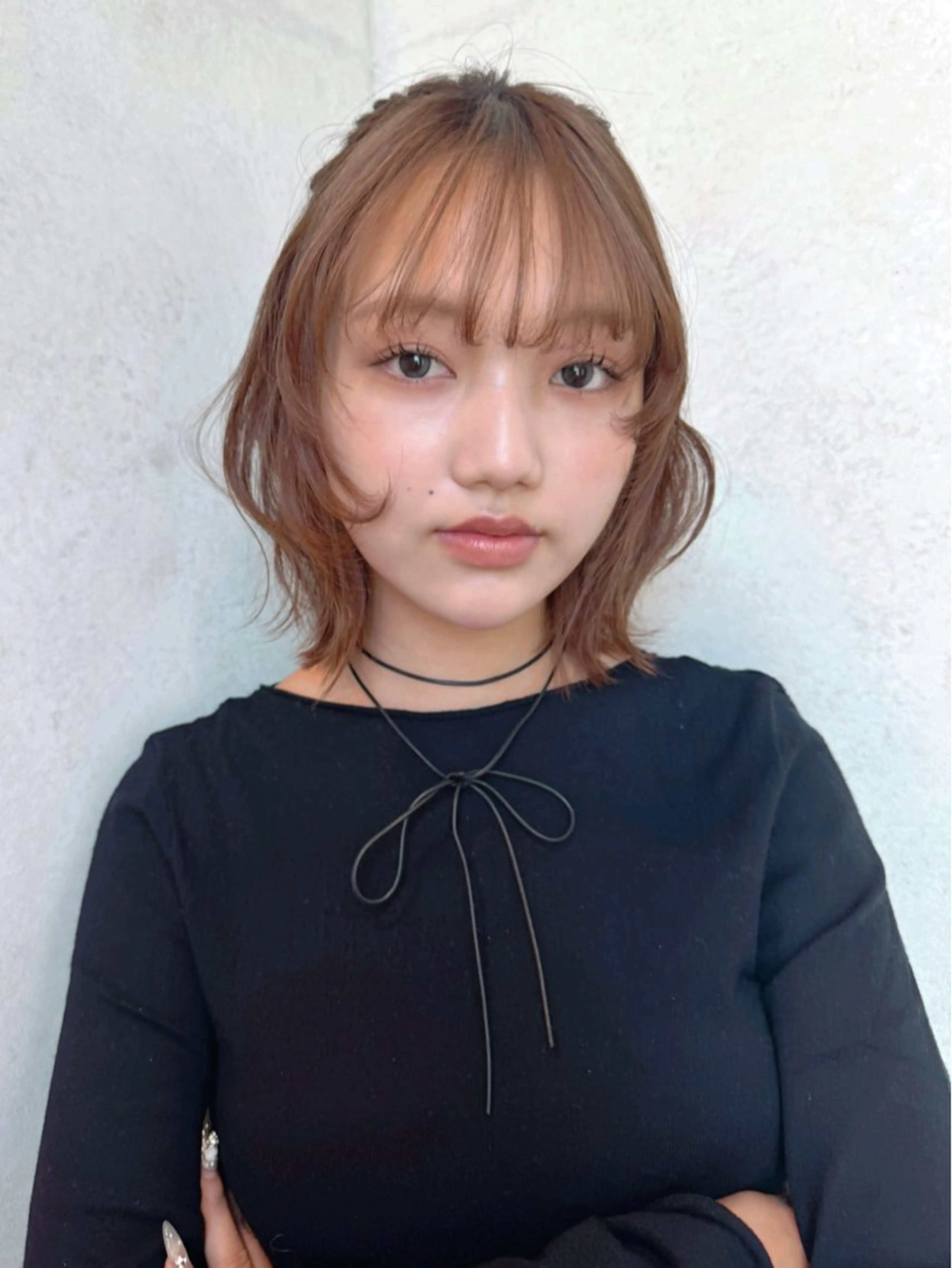 ブリーチなし透明感ダブルカラーの写真