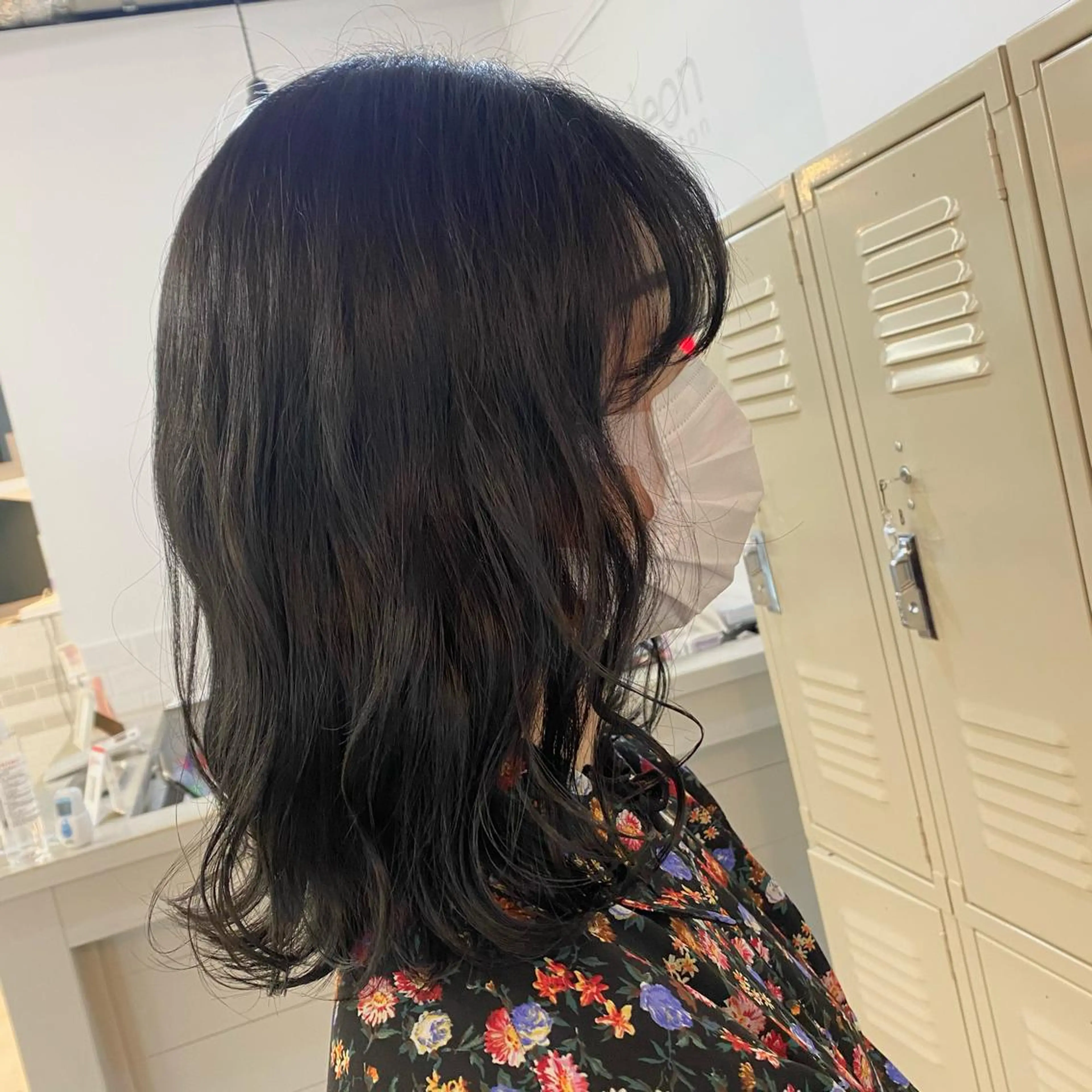 ミディアム カラー ヘアアレンジ ヘアカラー ｱｵﾇﾏﾐﾕ☁️ /ボブ/ハイトーン/のヘアスタイル