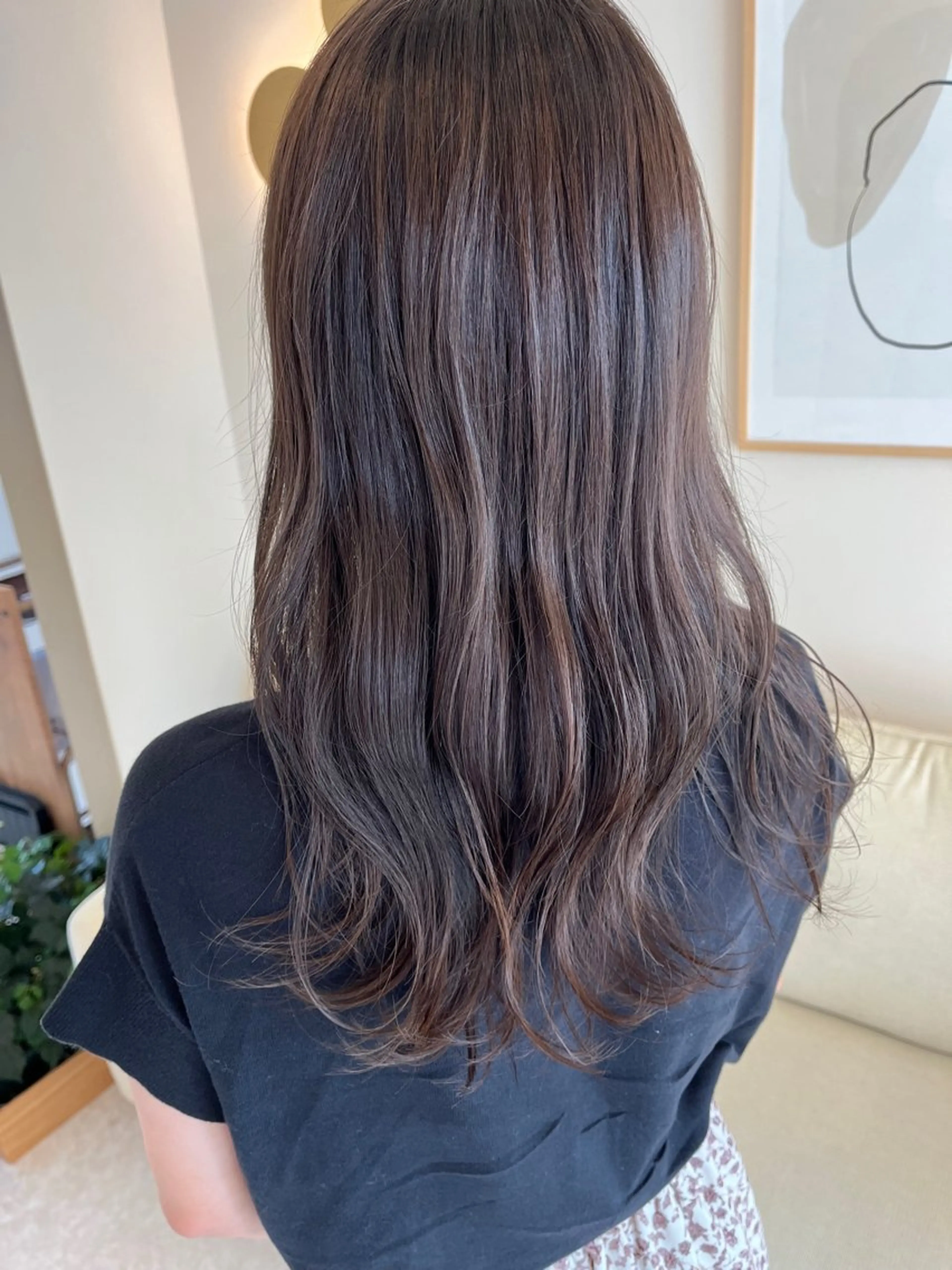 セミロング ダメージレス◎東区/ 艶カラー💫/斉藤拓のヘアスタイル