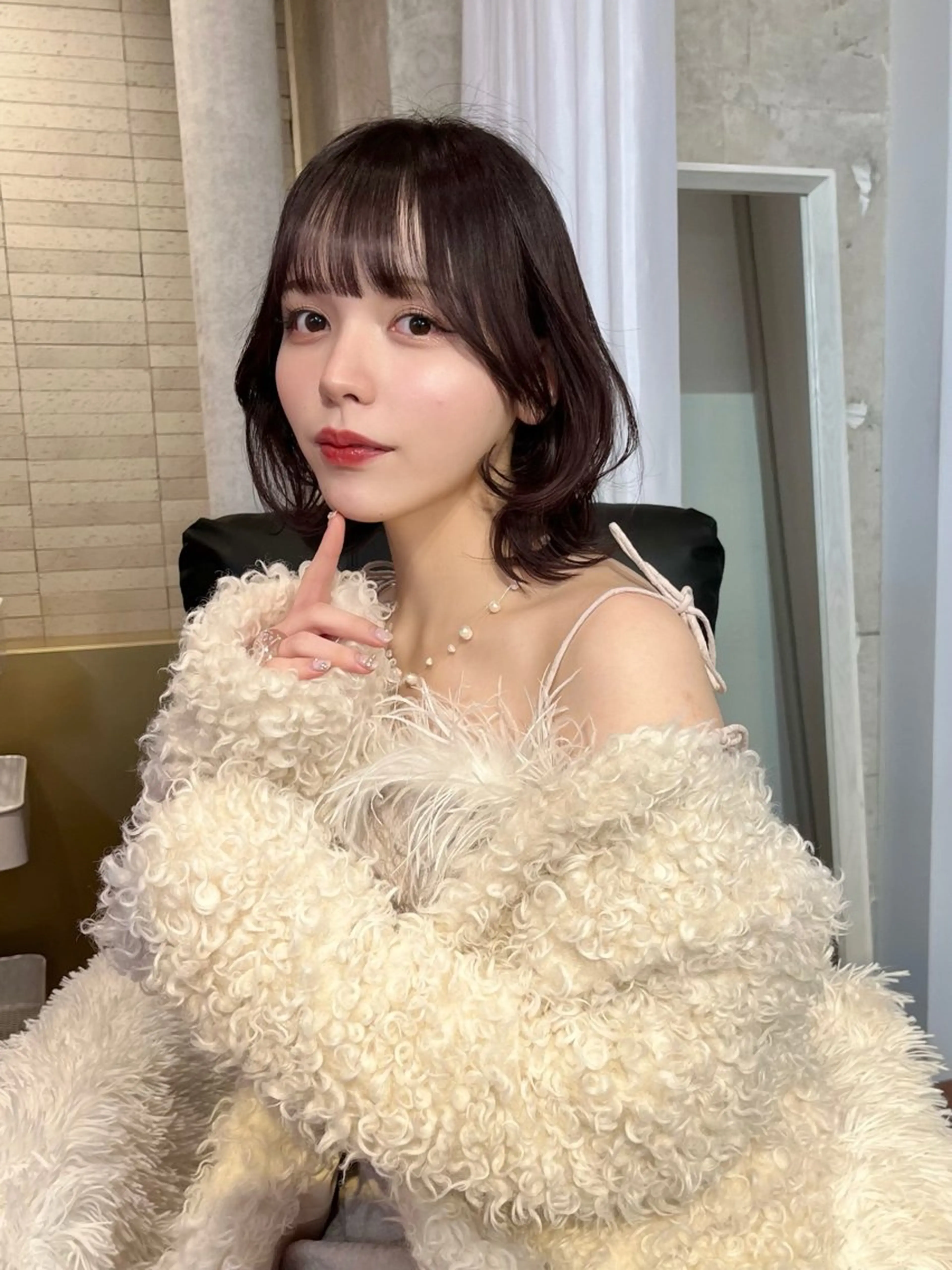 ミディアム カラー カット ヘアカラー 🎀taro ブリーチなしカラーのヘアスタイル